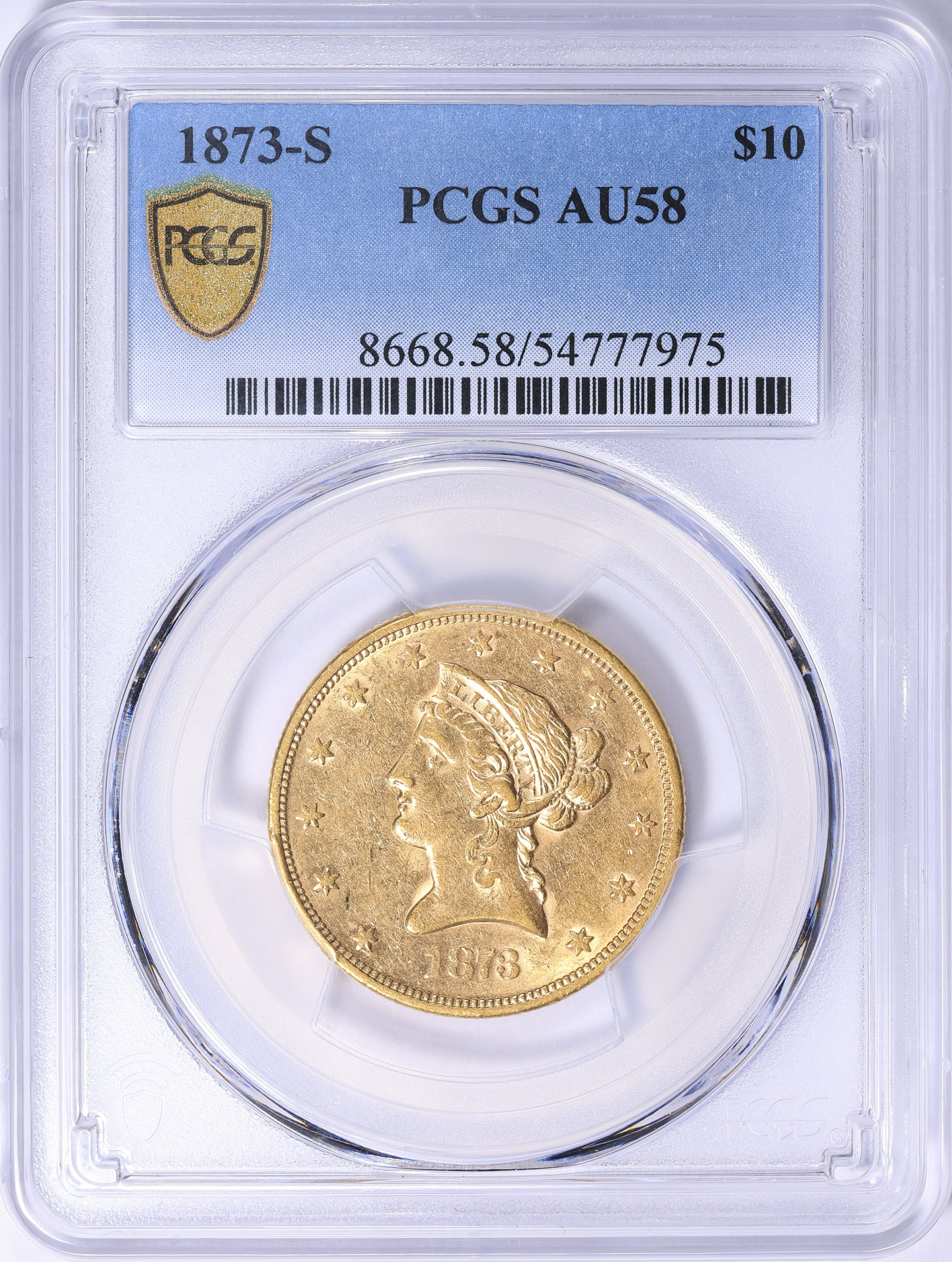 1873-S Liberty Gold Eagle PCGS AU-58 (Item 2149985