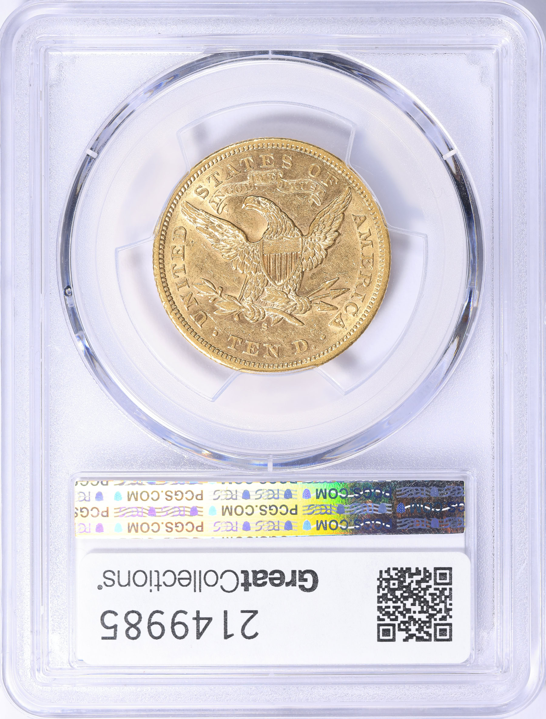 1873-S Liberty Gold Eagle PCGS AU-58 (Item 2149985