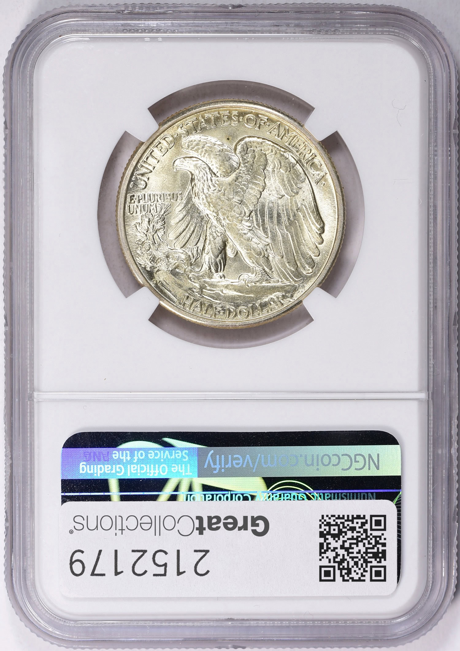 1944-D Walking Liberty Half Dollar NGC MS-66 (Item 2152179 ...