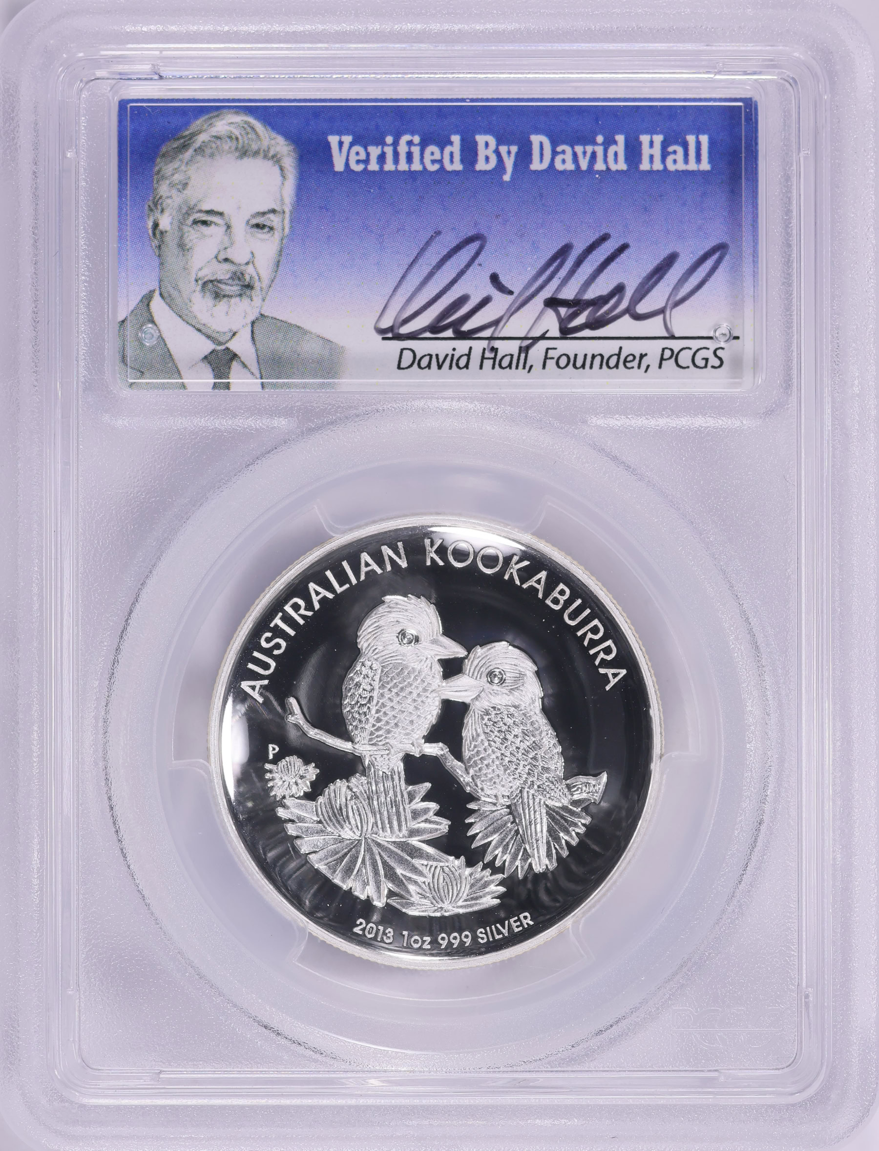 Australia 2013-P Silver Dollar Kookaburra High Relief KM-1988 PCGS