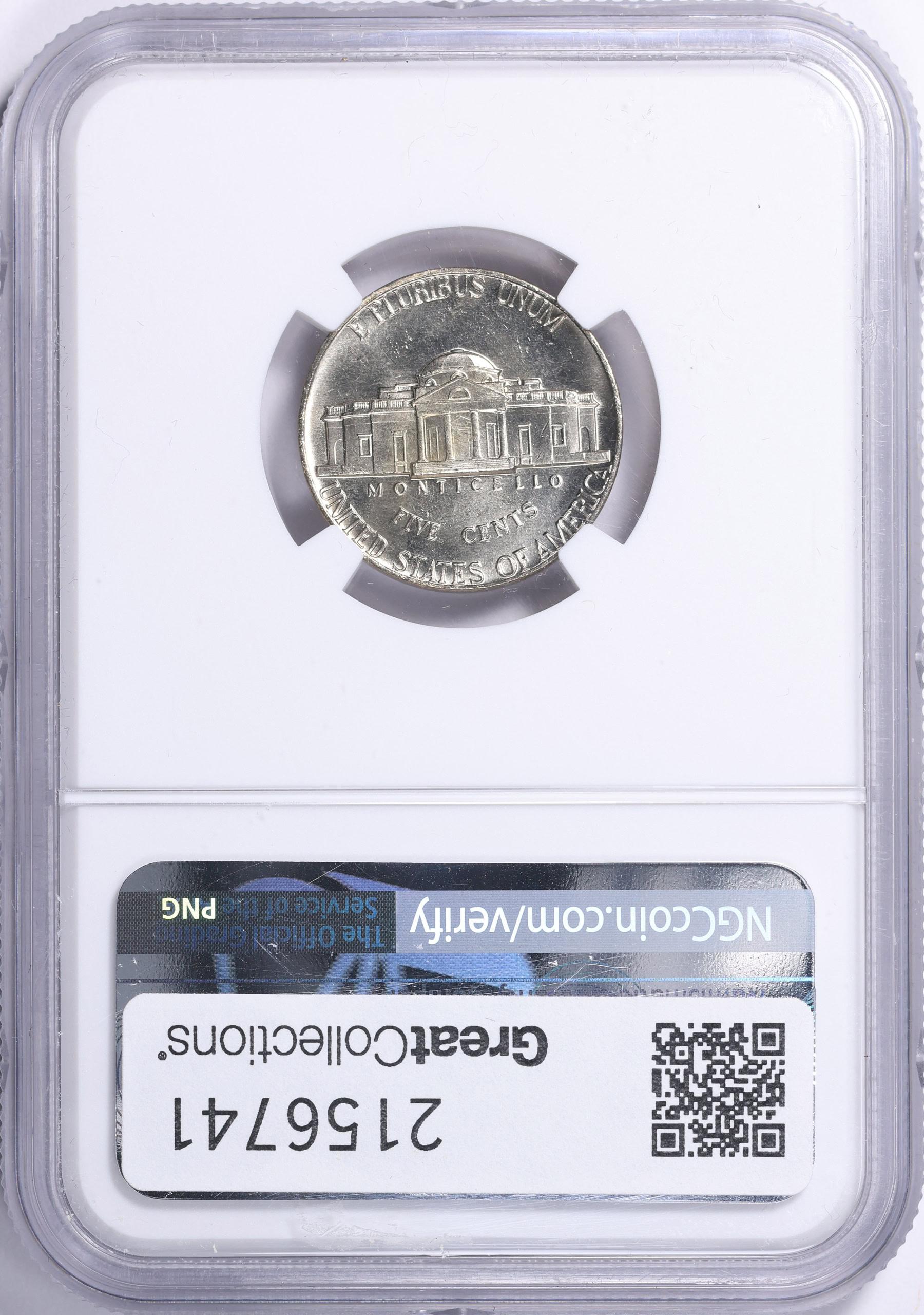 1973 Jefferson Nickel NGC MS-66 5FS (Item 2156741