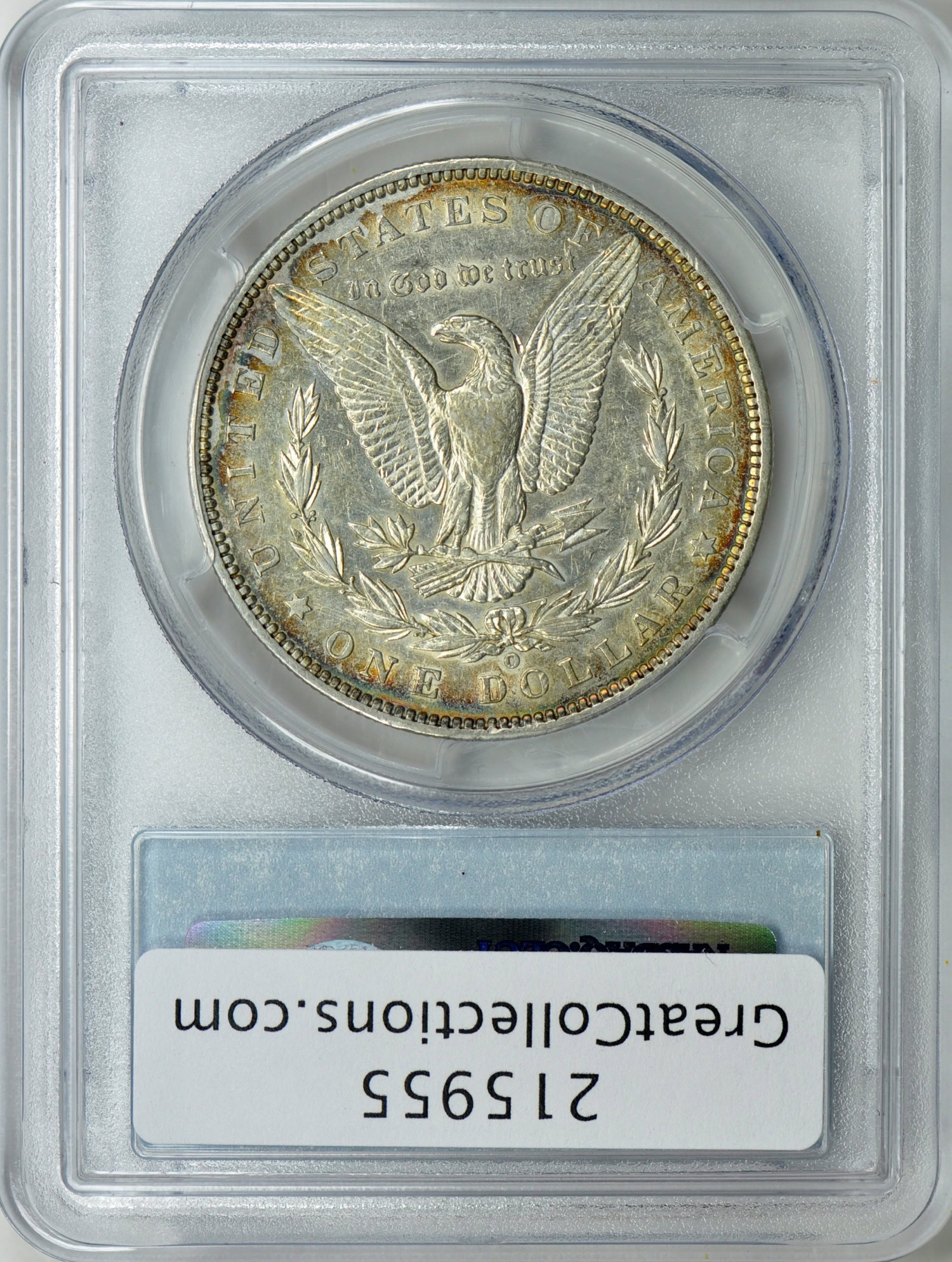 1888-O Morgan Silver Dollar VAM-4 Hot Lips Doubled Die Obverse Top