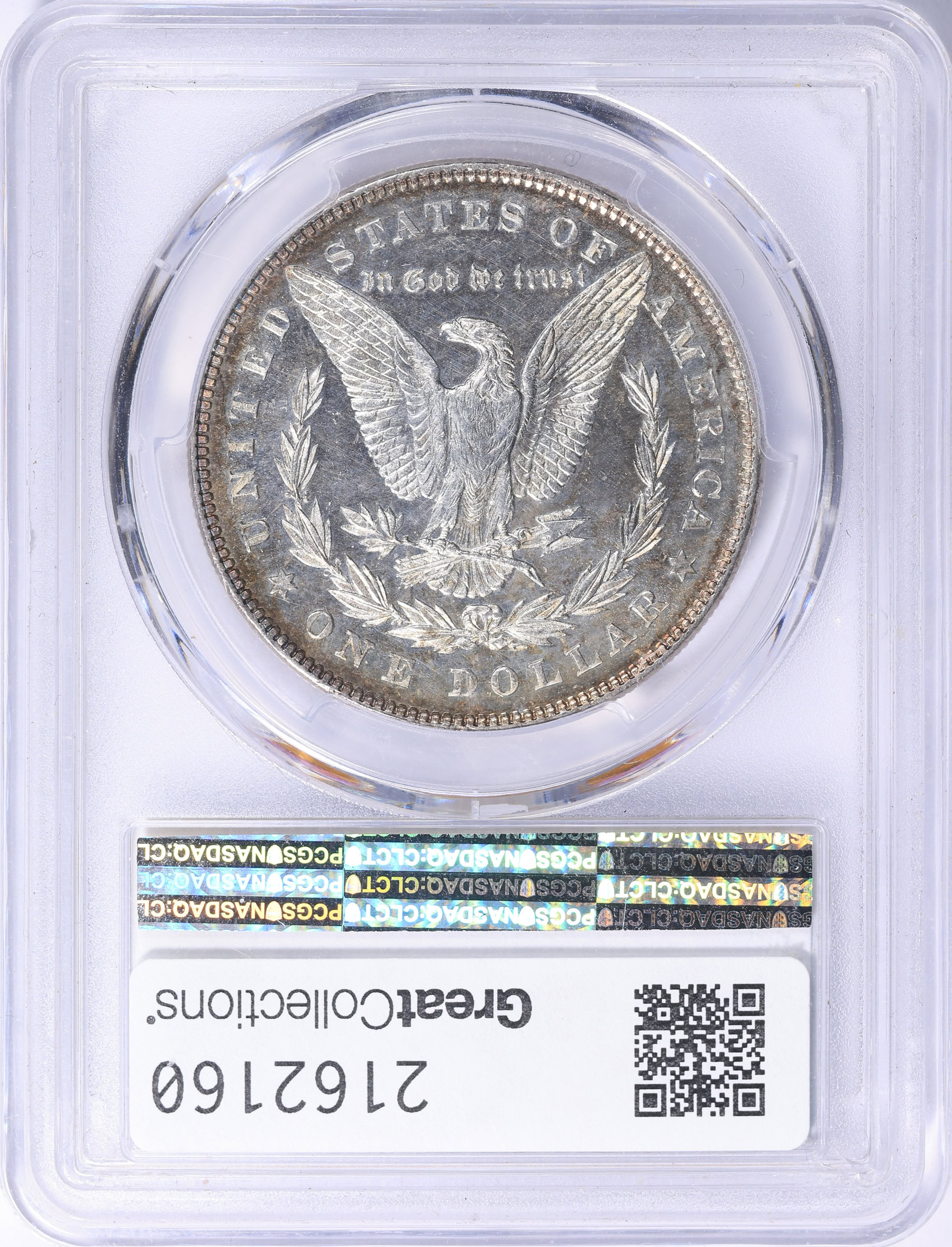 1878 7TF Morgan Silver Dollar Reverse of 1878 PCGS MS-63 DMPL