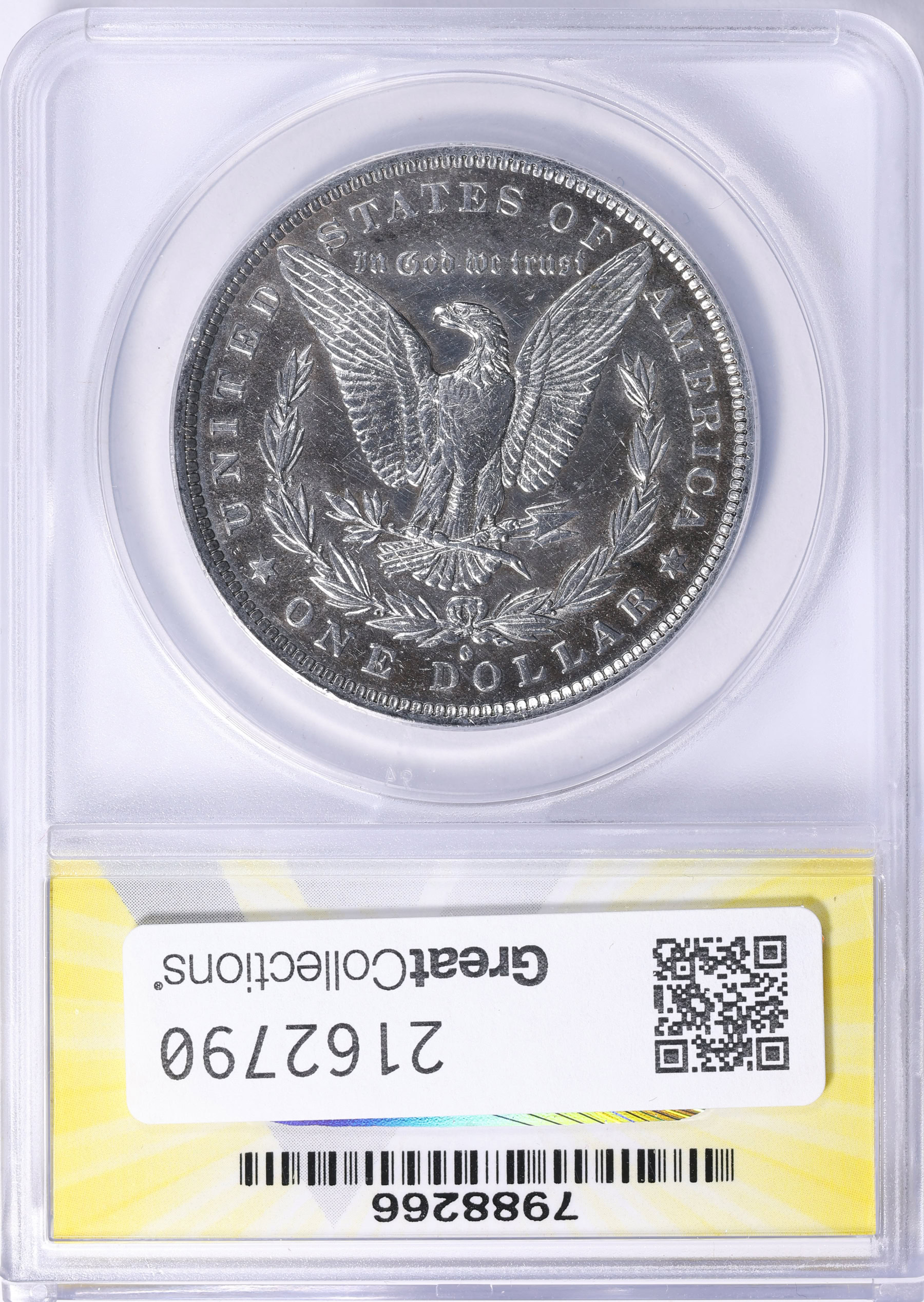 1882-O/S Morgan Silver Dollar VAM-3 *Top 100* ANACS AU-55 Details