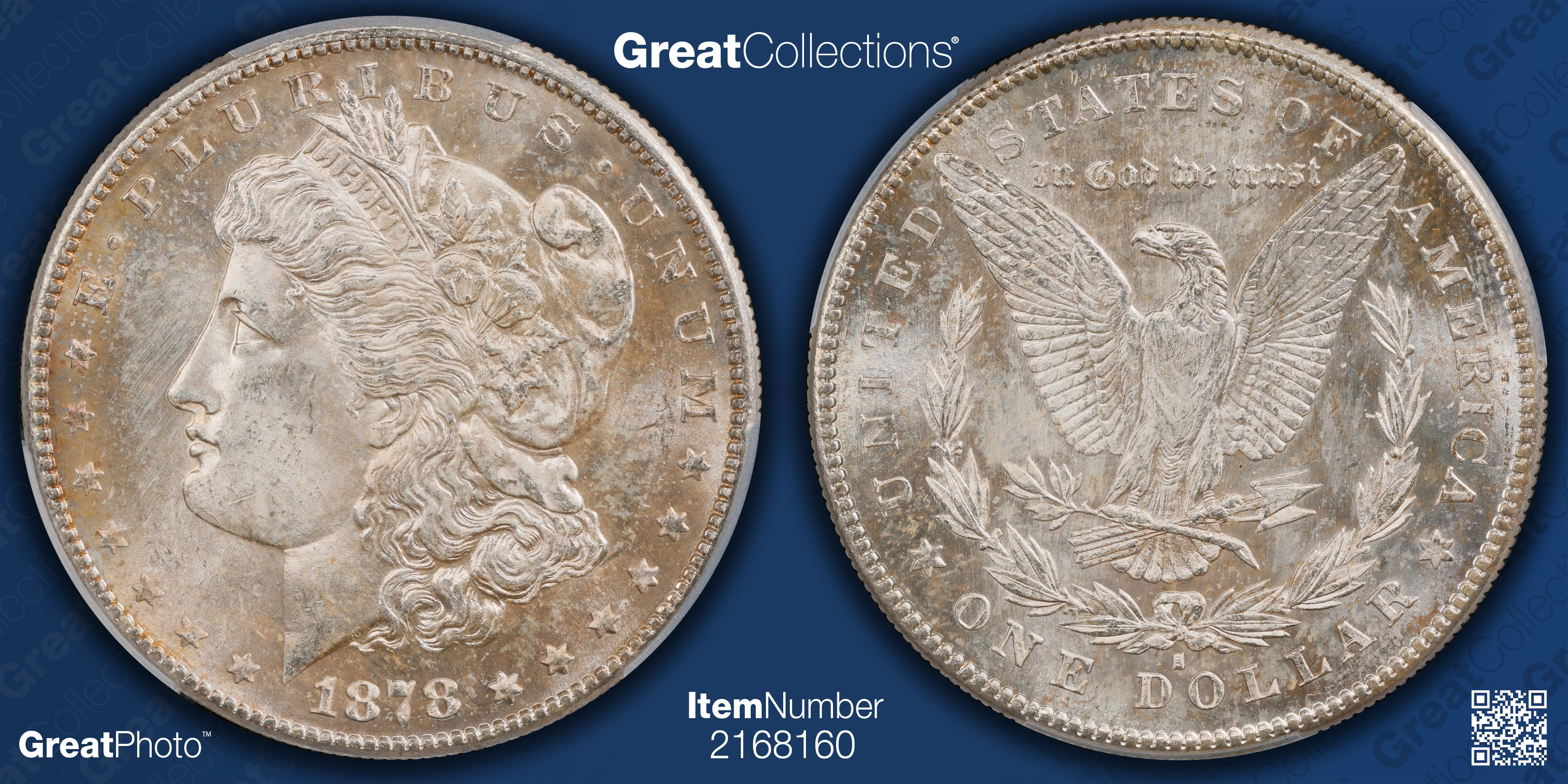 1878-S Morgan Silver Dollar PCGS MS-65 (Item 2168160