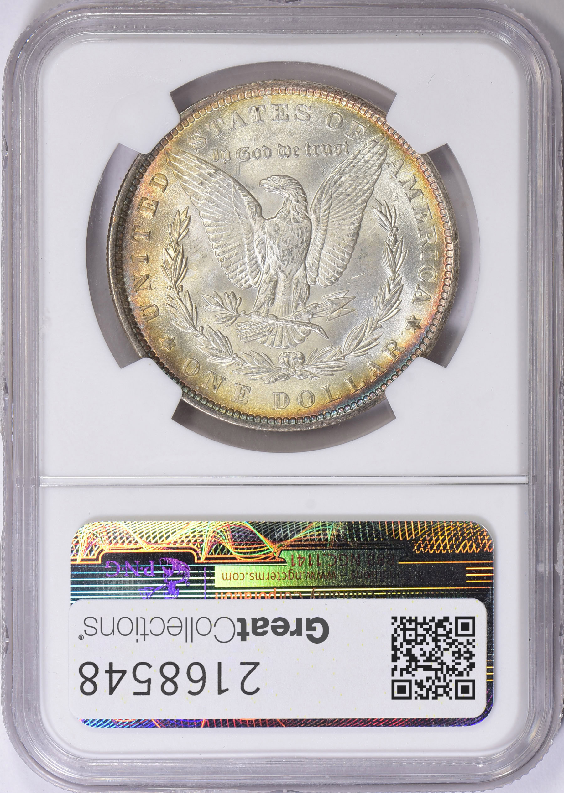 1888 Morgan Silver Dollar NGC MS-65 (Toned) (Item 2168548