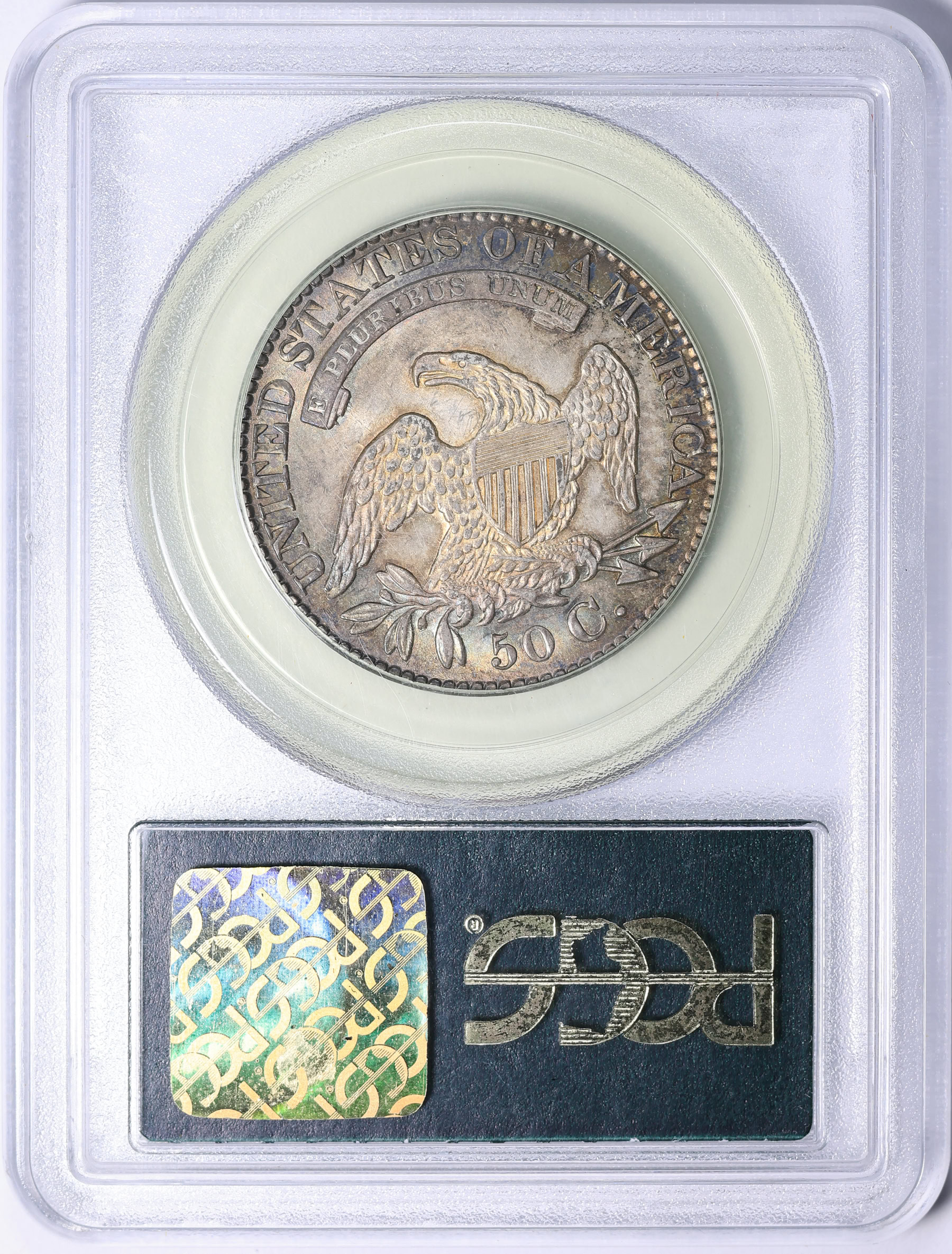 1828 Capped Bust Half Dollar Square Base 2, Small 8s, Large