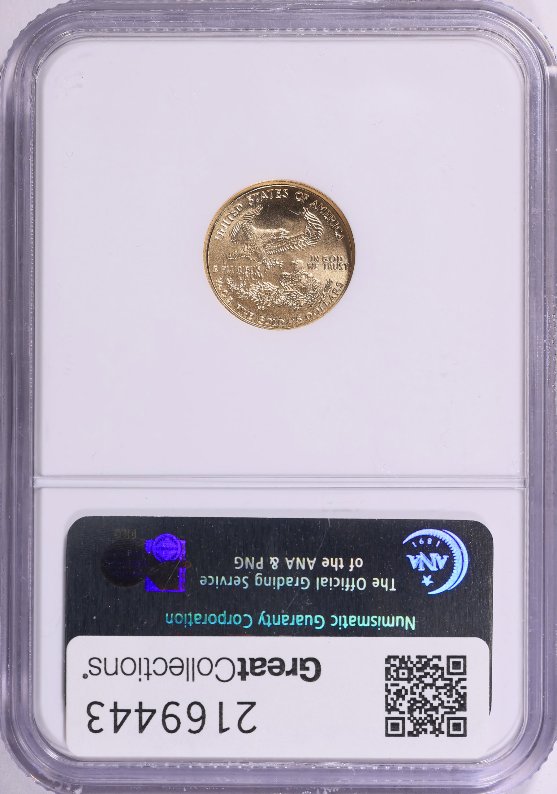 2006 $5 Tenth-Ounce Gold American Eagle NGC MS-70 (Item 2169443