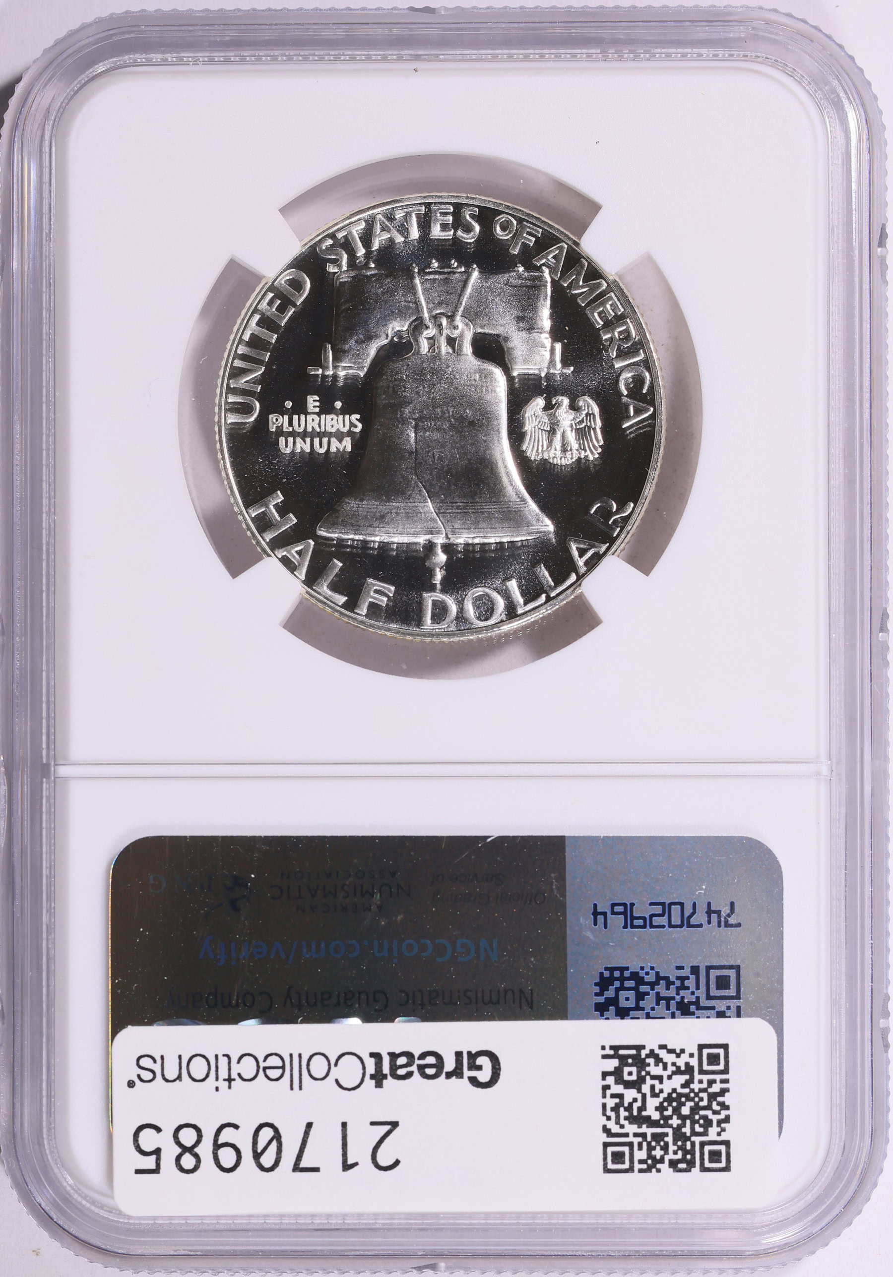 1956 Franklin Half Dollar Type 2 NGC Proof-68 (Item 2170985