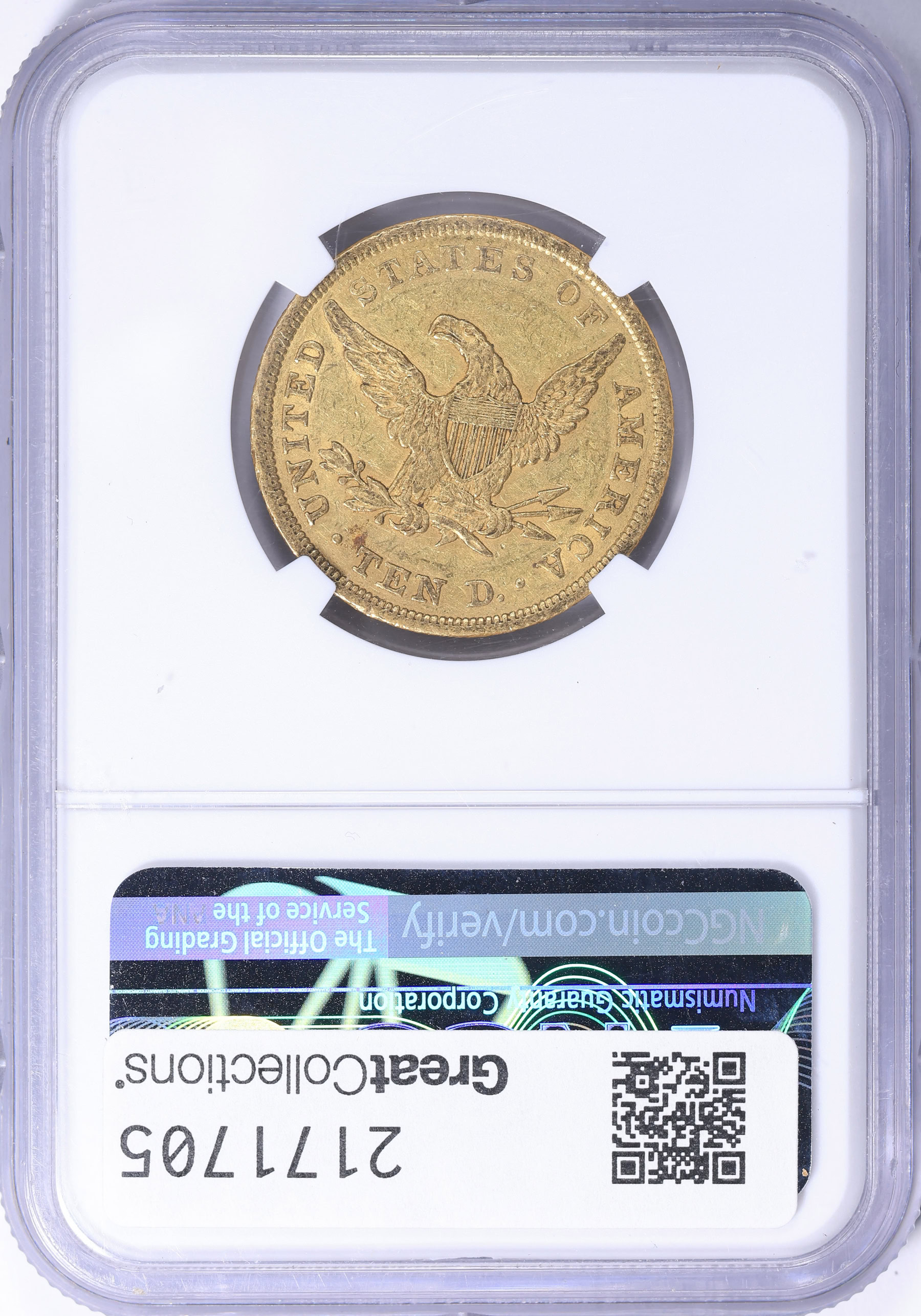 1838 Liberty Gold Eagle NGC AU-55 (Item 2171705