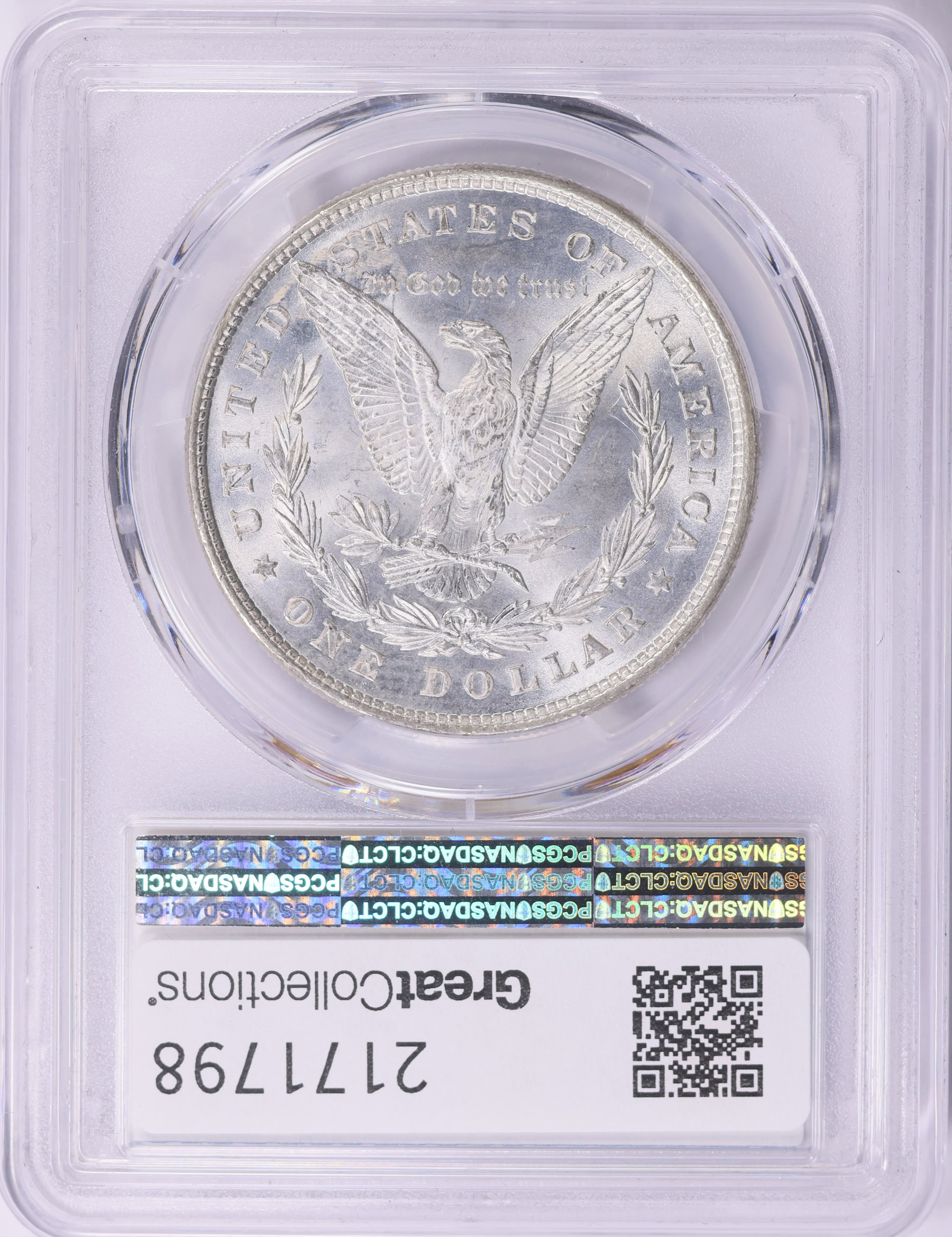 1878 8TF Morgan Silver Dollar Alligator Eye VAM-14.1 PCGS MS-65