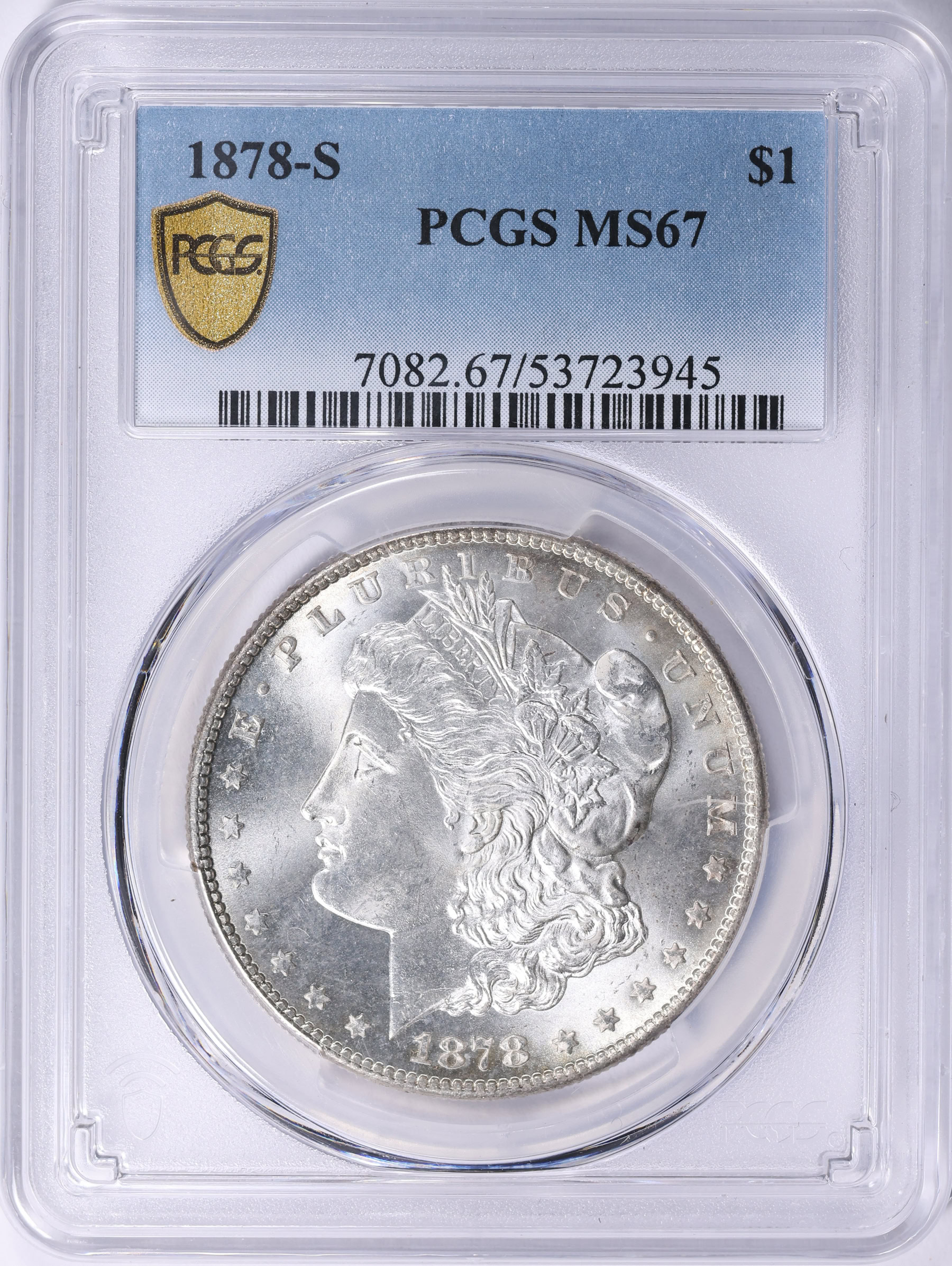 1878-S Morgan Silver Dollar PCGS MS-67 (Item 2173362