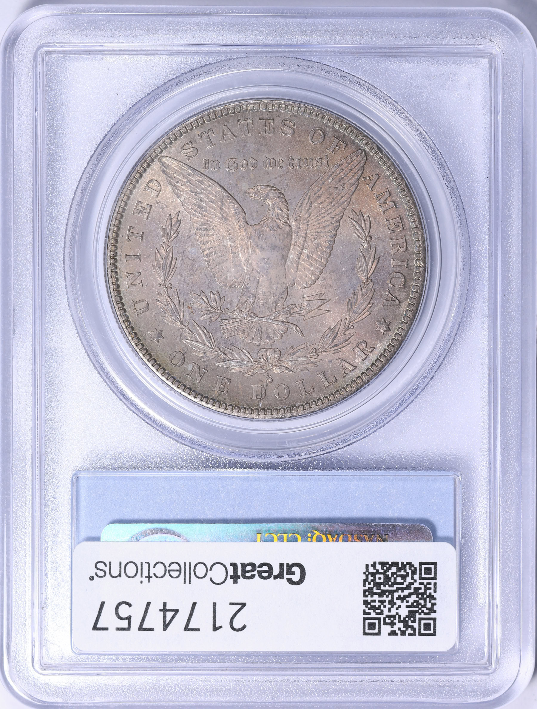 1882-S Morgan Silver Dollar PCGS MS-63 (Toned) (Item 2174757