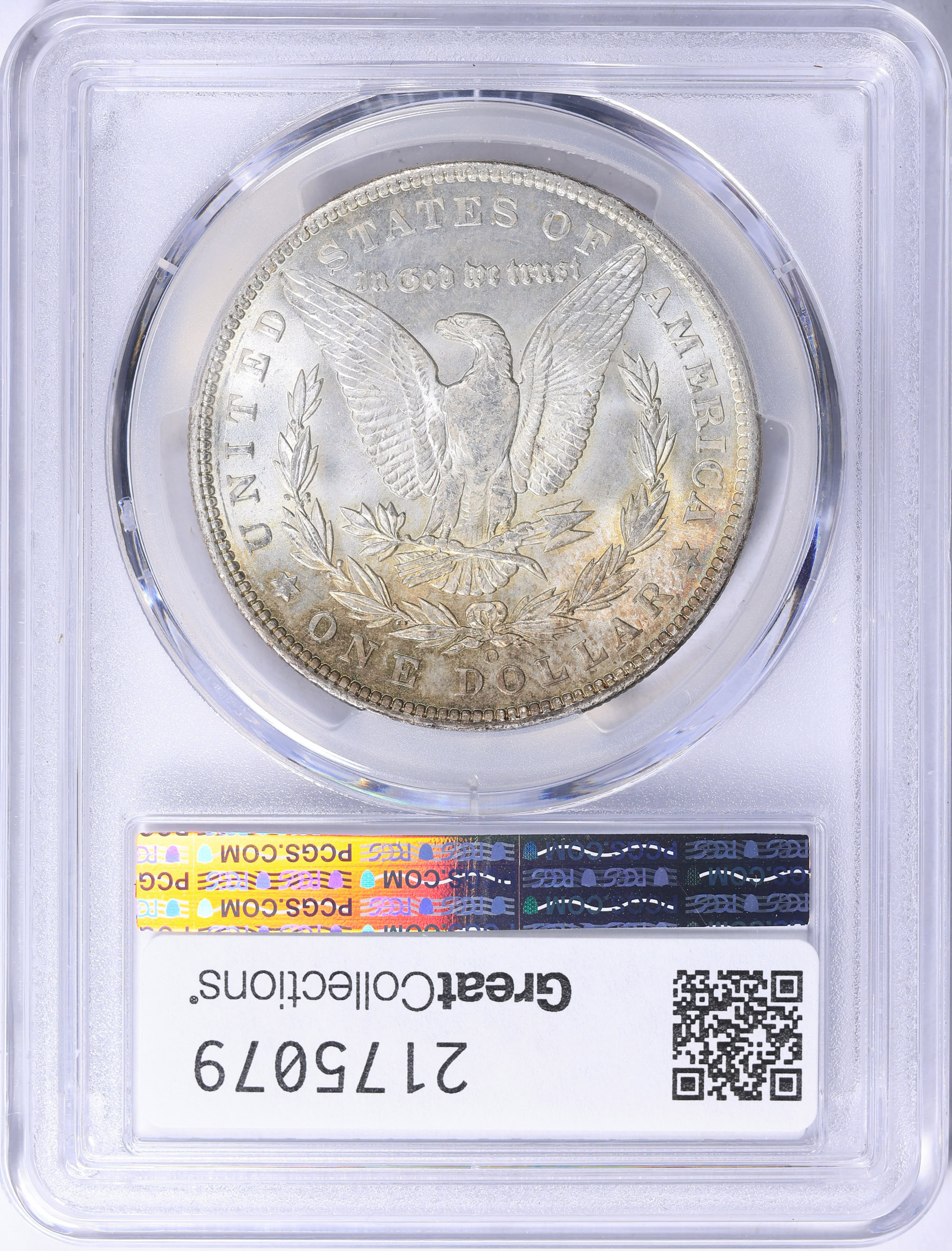 1904-O Morgan Silver Dollar PCGS MS-63 (Toned) (Item 2175079