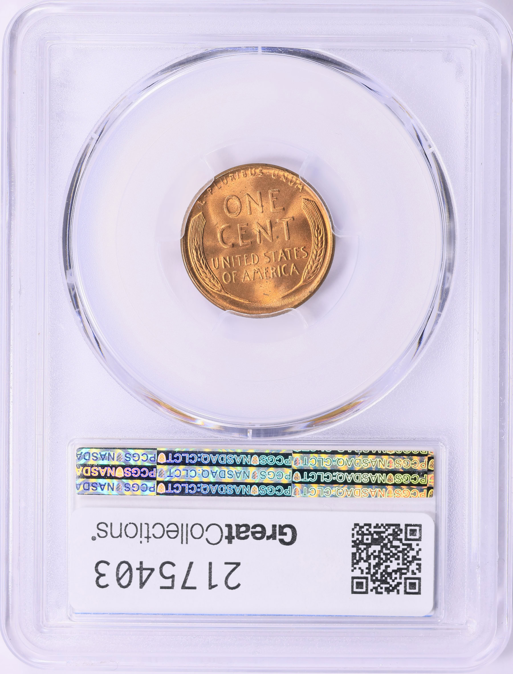 1949 Lincoln Cent PCGS MS-67 RD (Item 2175403) | GreatCollections