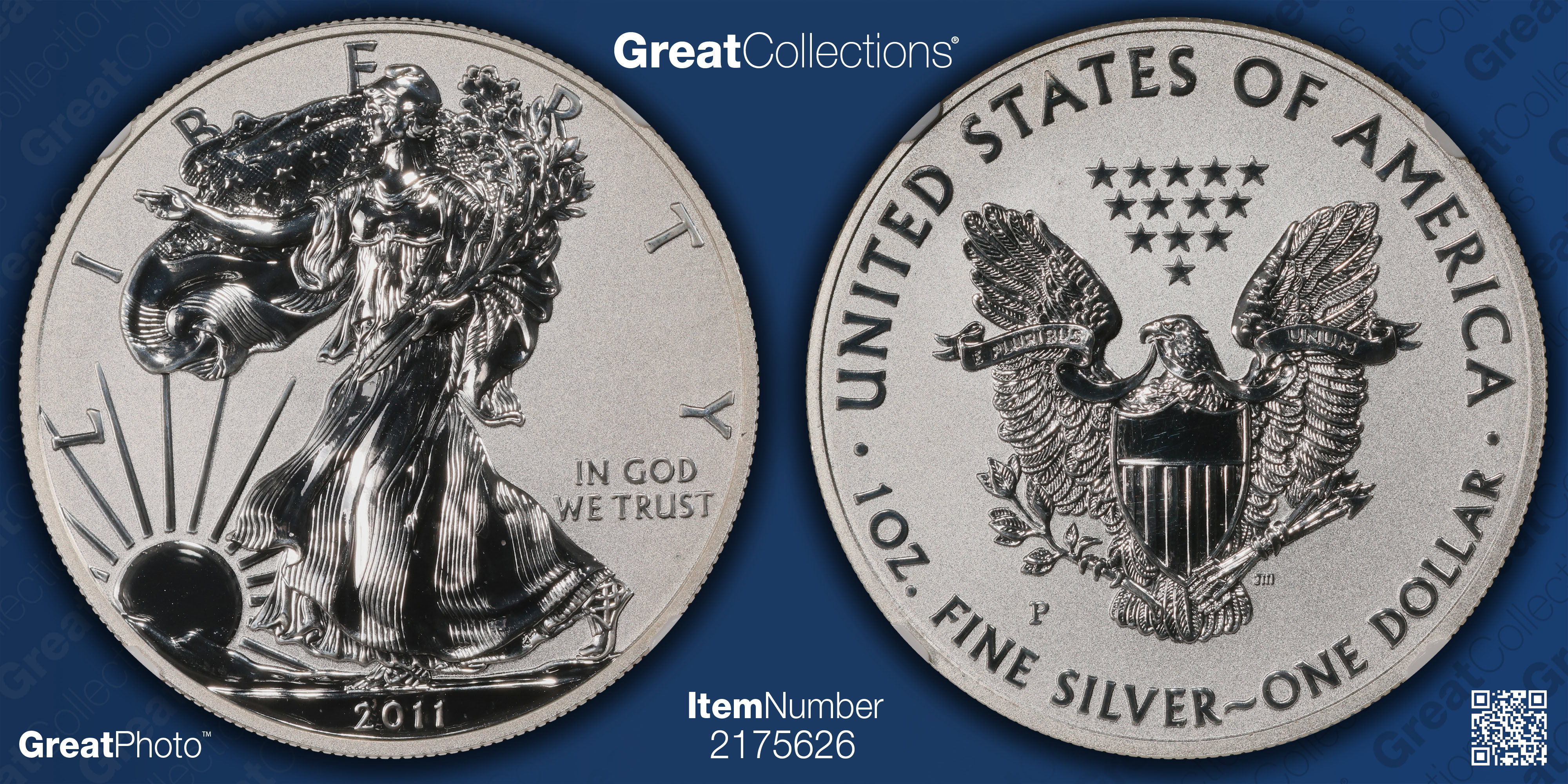2011-P $1 Silver Eagle Reverse Proof 25th Anniversary Early