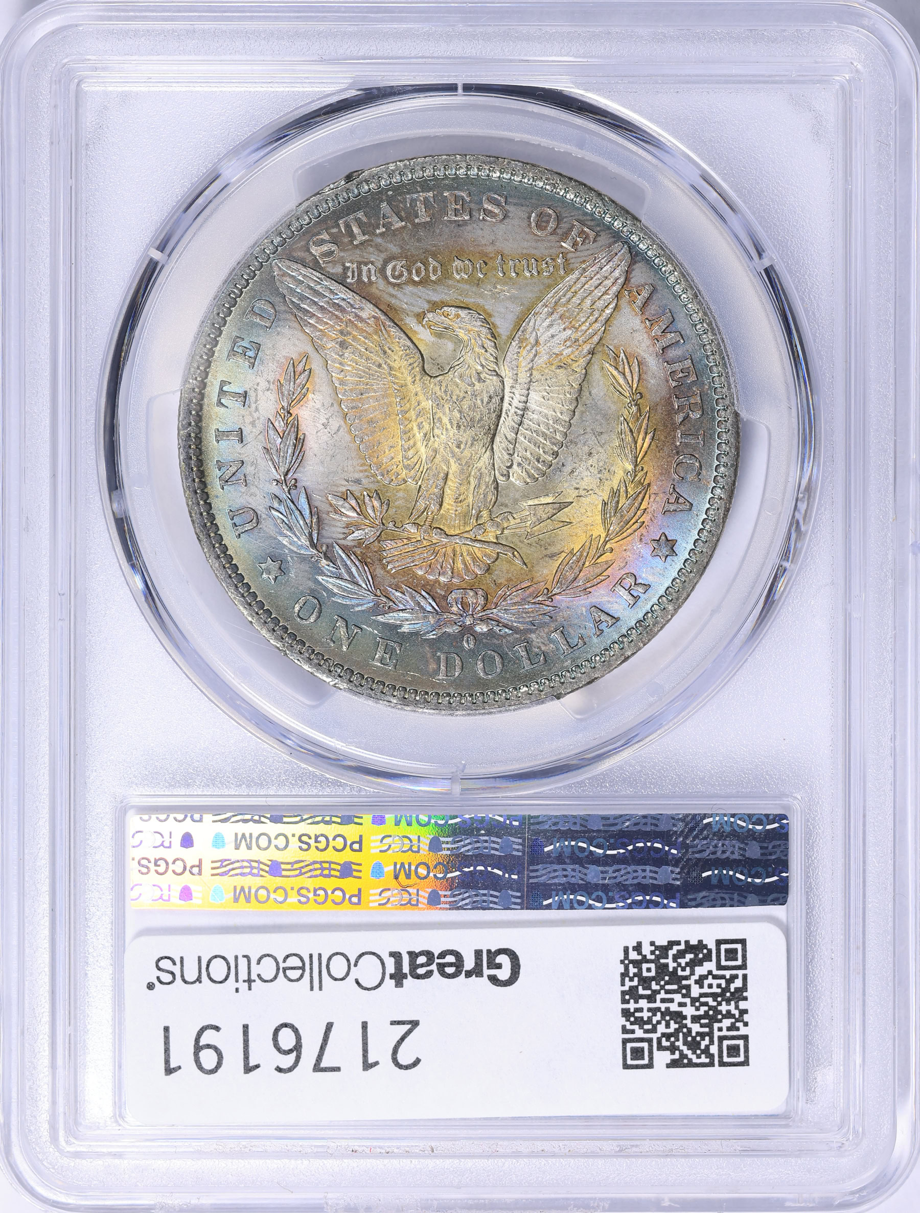1883-O Morgan Silver Dollar PCGS MS-63 (Toned) (Item 2176191