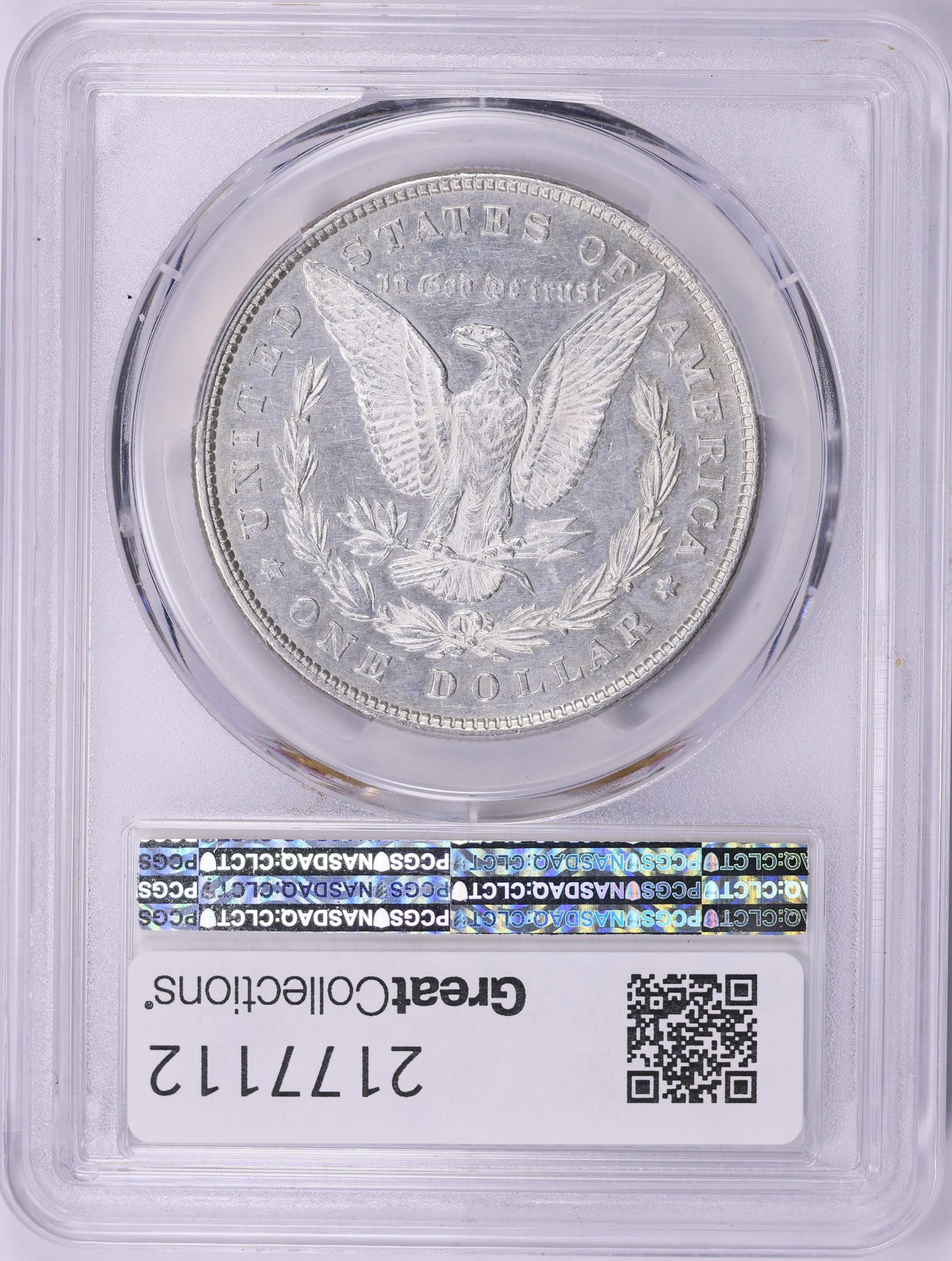 1878 8TF Morgan Silver Dollar Doubled Date VAM-18 PCGS Genuine AU