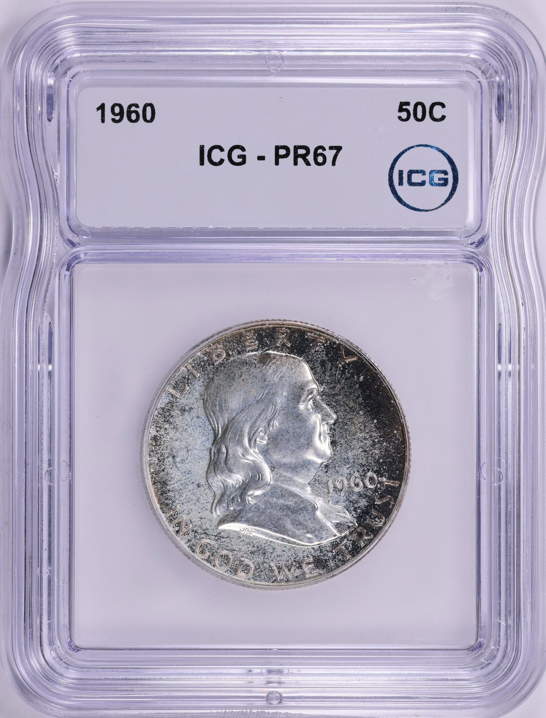 1960 Franklin Half Dollar ICG Proof-67 (Toned) (Item 2178108