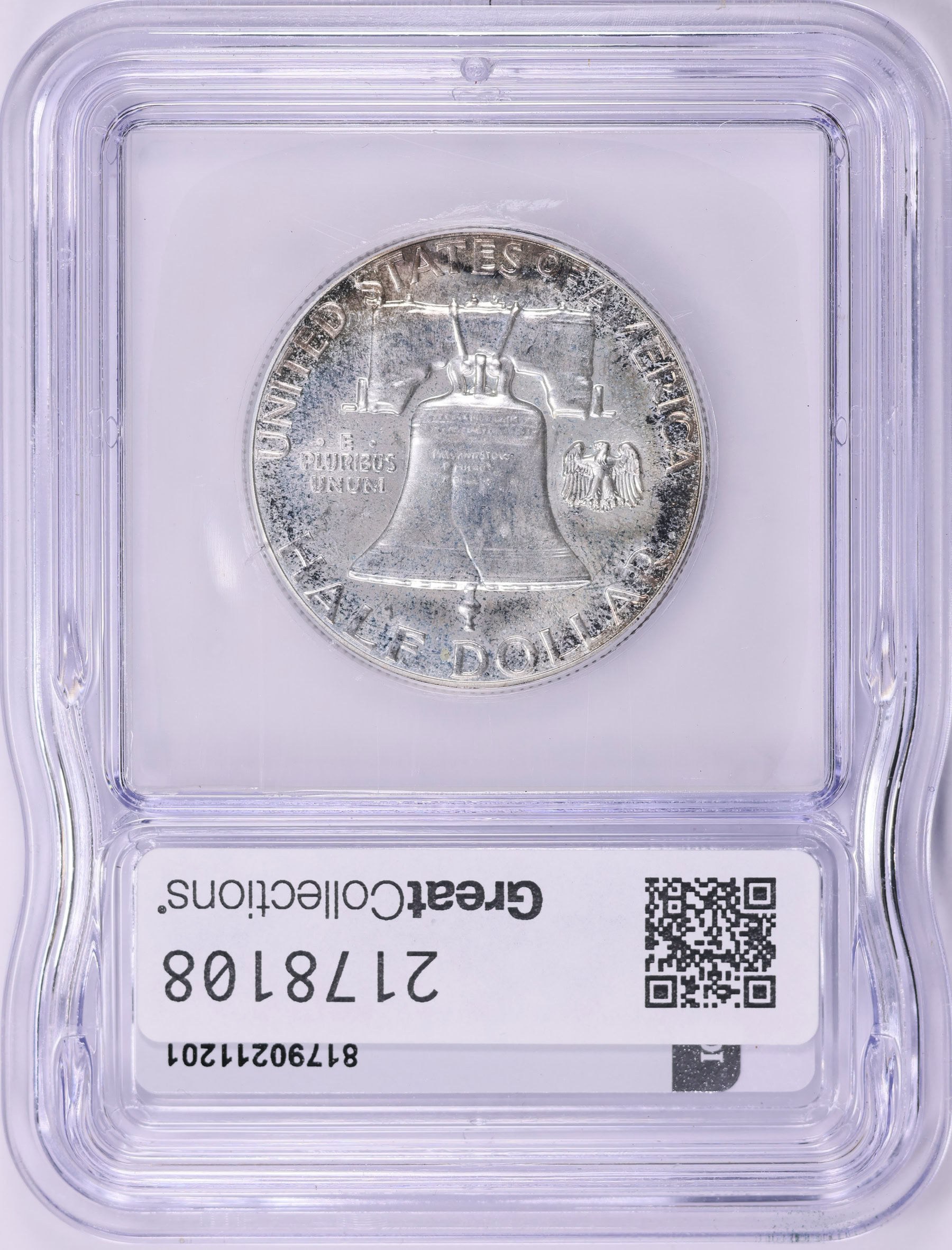 アンファン　ベアハートクロック　レア 1960 Franklin Half Dollar ICG Proof-67 (Toned) (Item 2178108