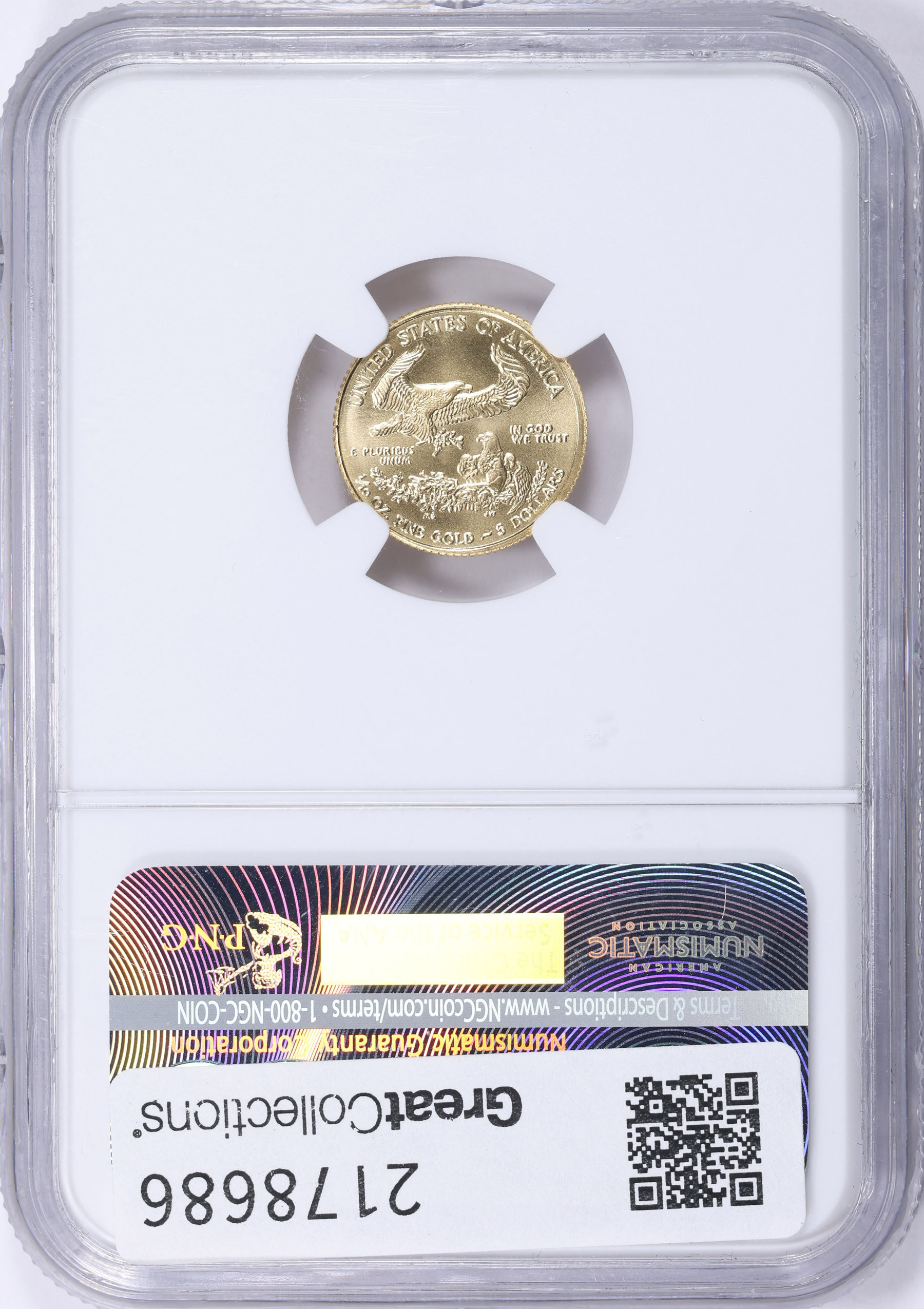イーグル銀貨 NGC MS70 30TH Elizabeth Jones 2016 $5 Tenth-Ounce Gold American Eagle 30th Anniversary First Day