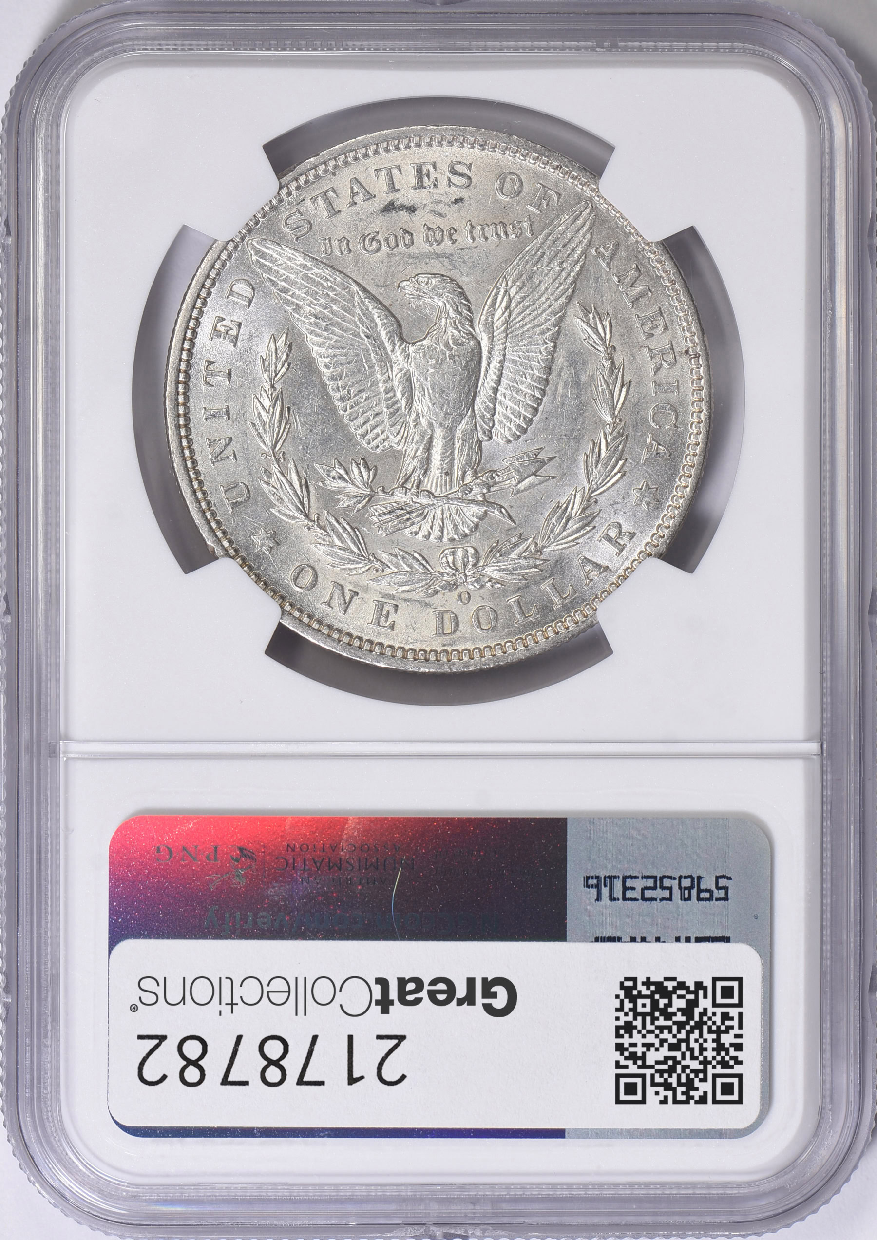 1895-O Morgan Silver Dollar NGC AU-58+ (Item 2178782