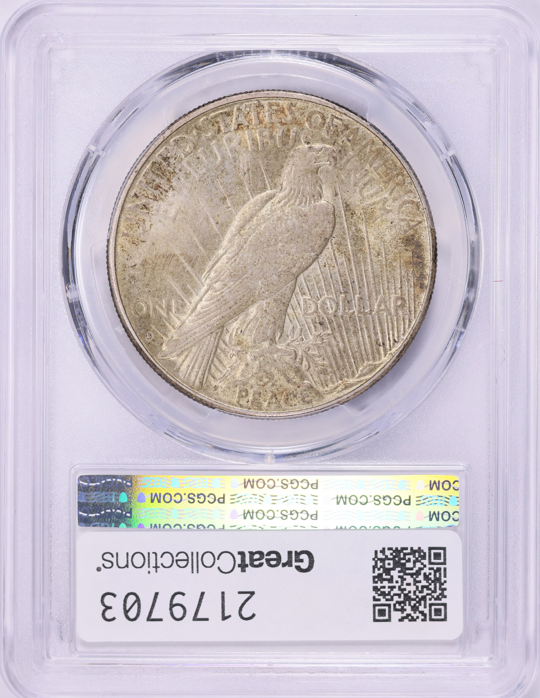 1934-S Peace Silver Dollar PCGS AU-55 (CAC Green) (Item 2179703