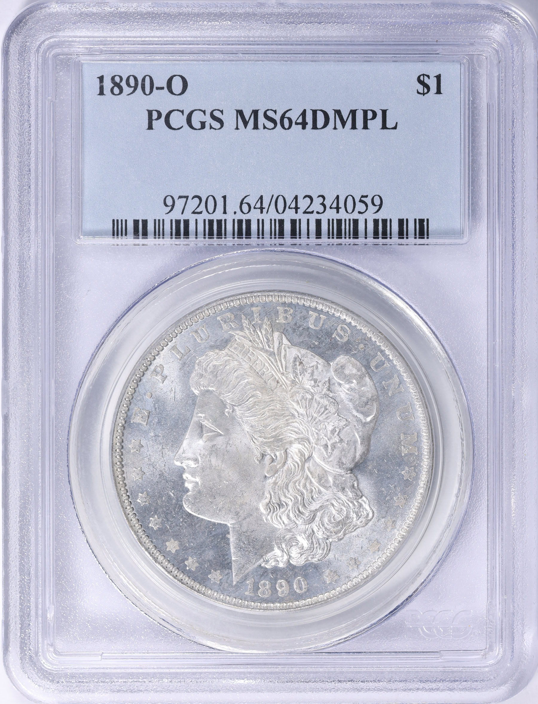 1890-O Morgan Silver Dollar PCGS MS-64 DMPL (Item 2180646