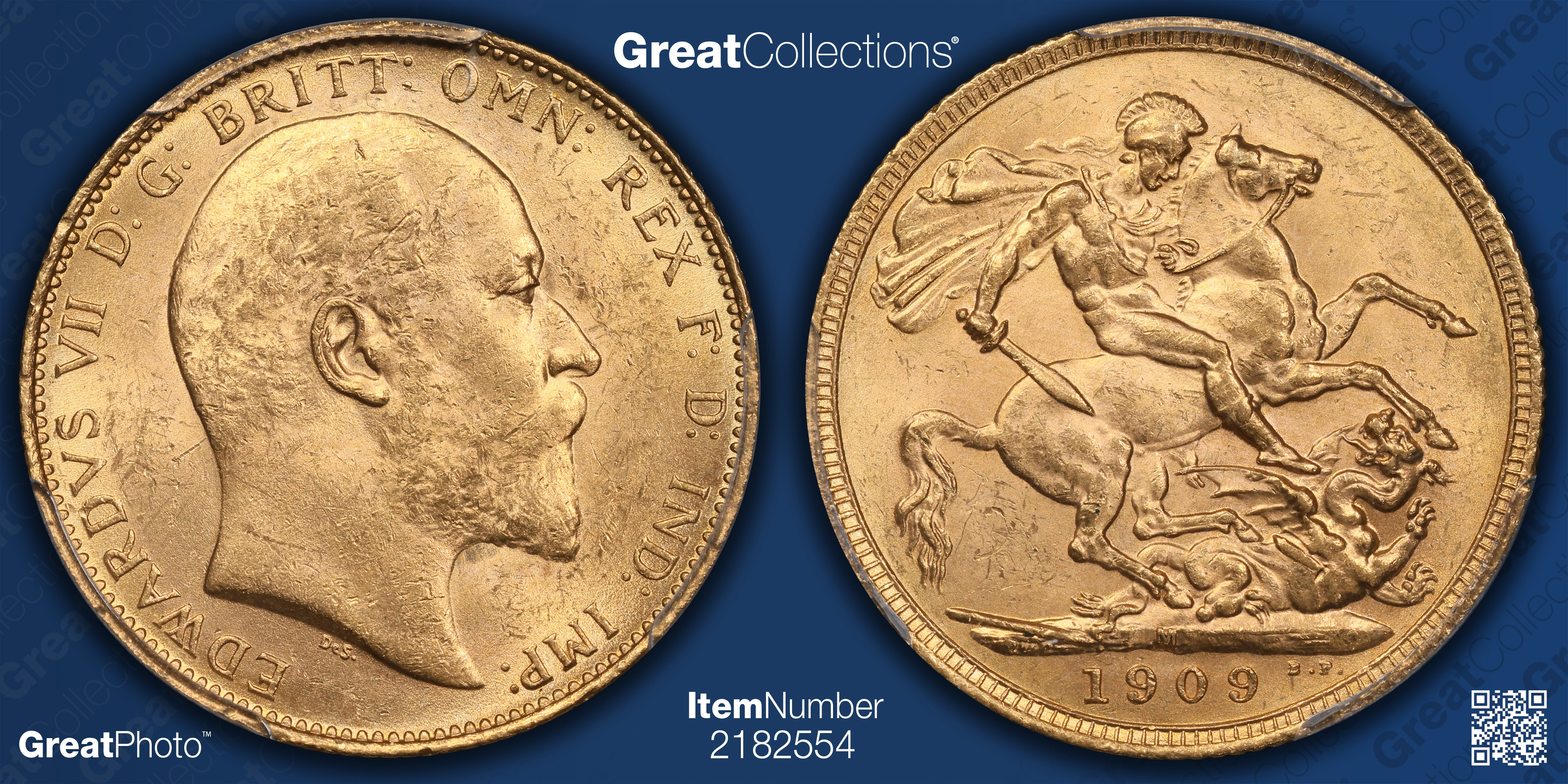 Australia 1909-M Gold Sovereign KM-15 PCGS MS-63 (AGW = 0.2355 oz