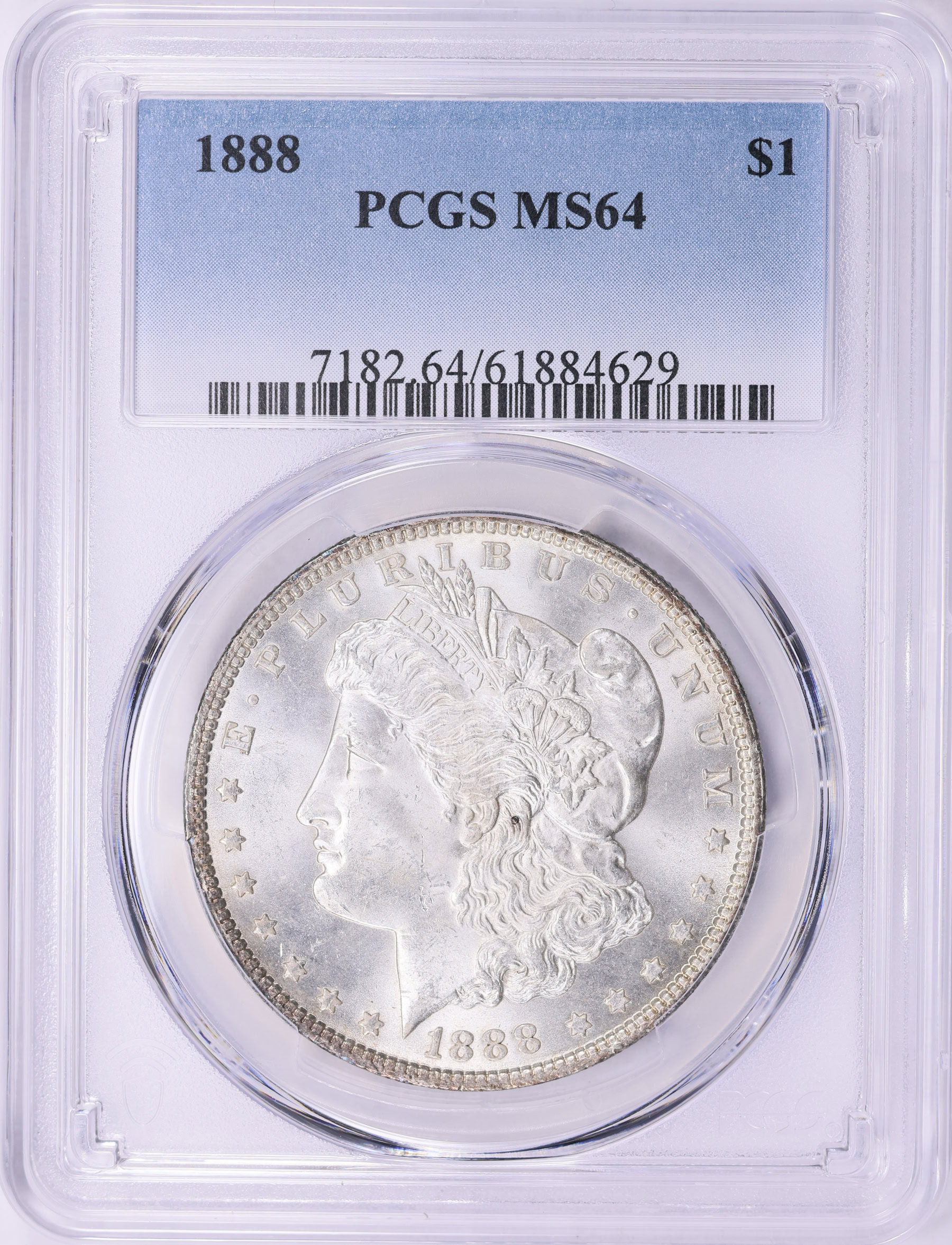 1888 Morgan Silver Dollar PCGS MS-64 (Item 2182651