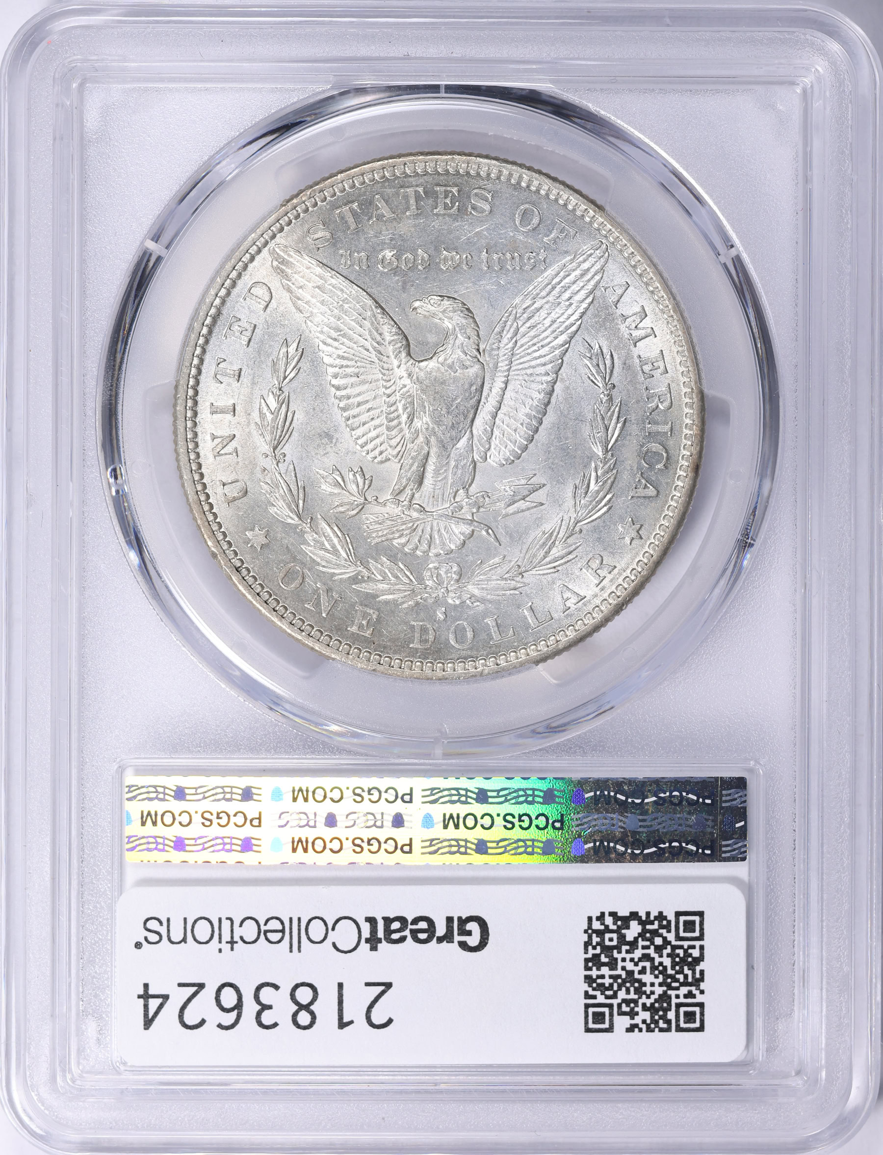 1884-S Morgan Silver Dollar PCGS AU-55 (Item 2183624