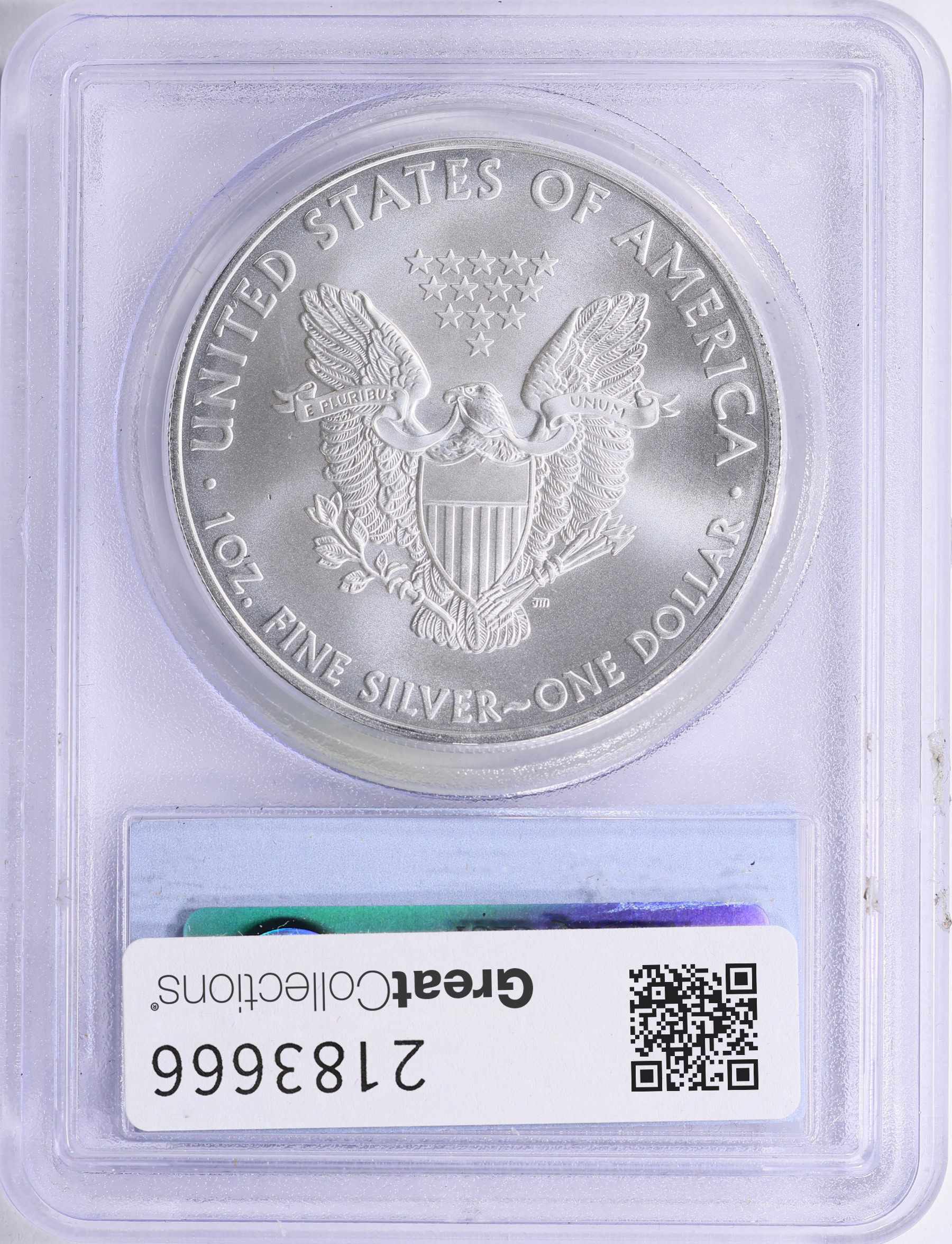 2009 $1 Silver Eagle PCGS MS-70 (Item 2183666) | GreatCollections