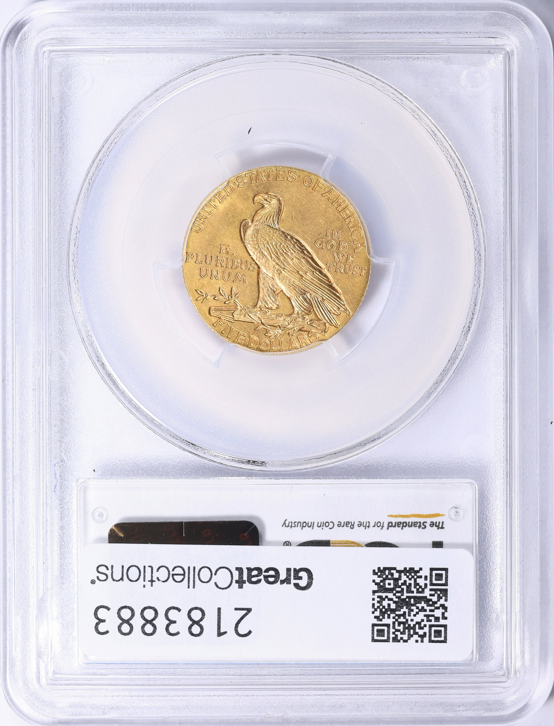 1915 Indian Gold Half Eagle PCGS MS-64 (Item 2183883
