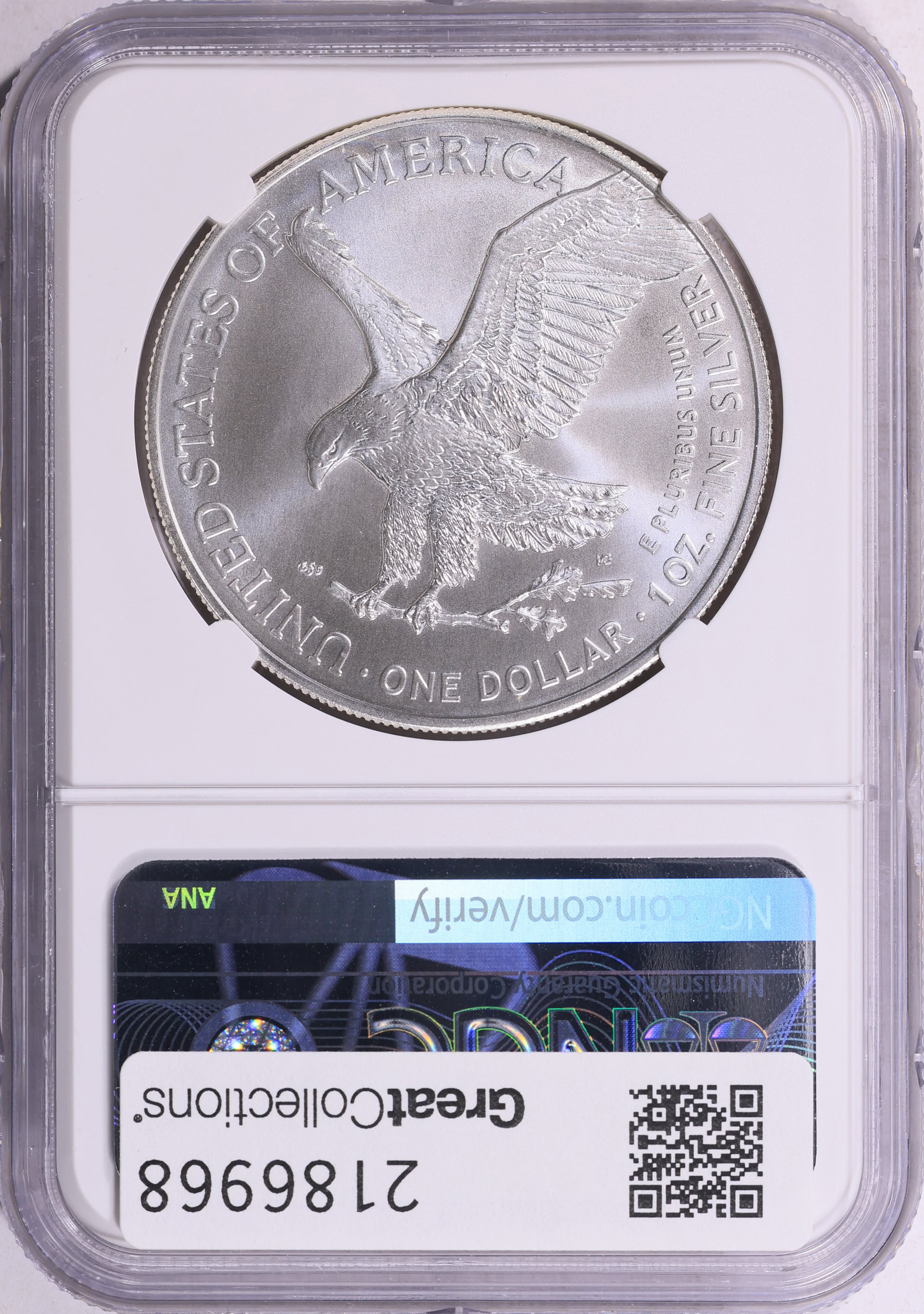 2022 $1 Silver Eagle First Day of Issue NGC MS-70 (Item 2186968