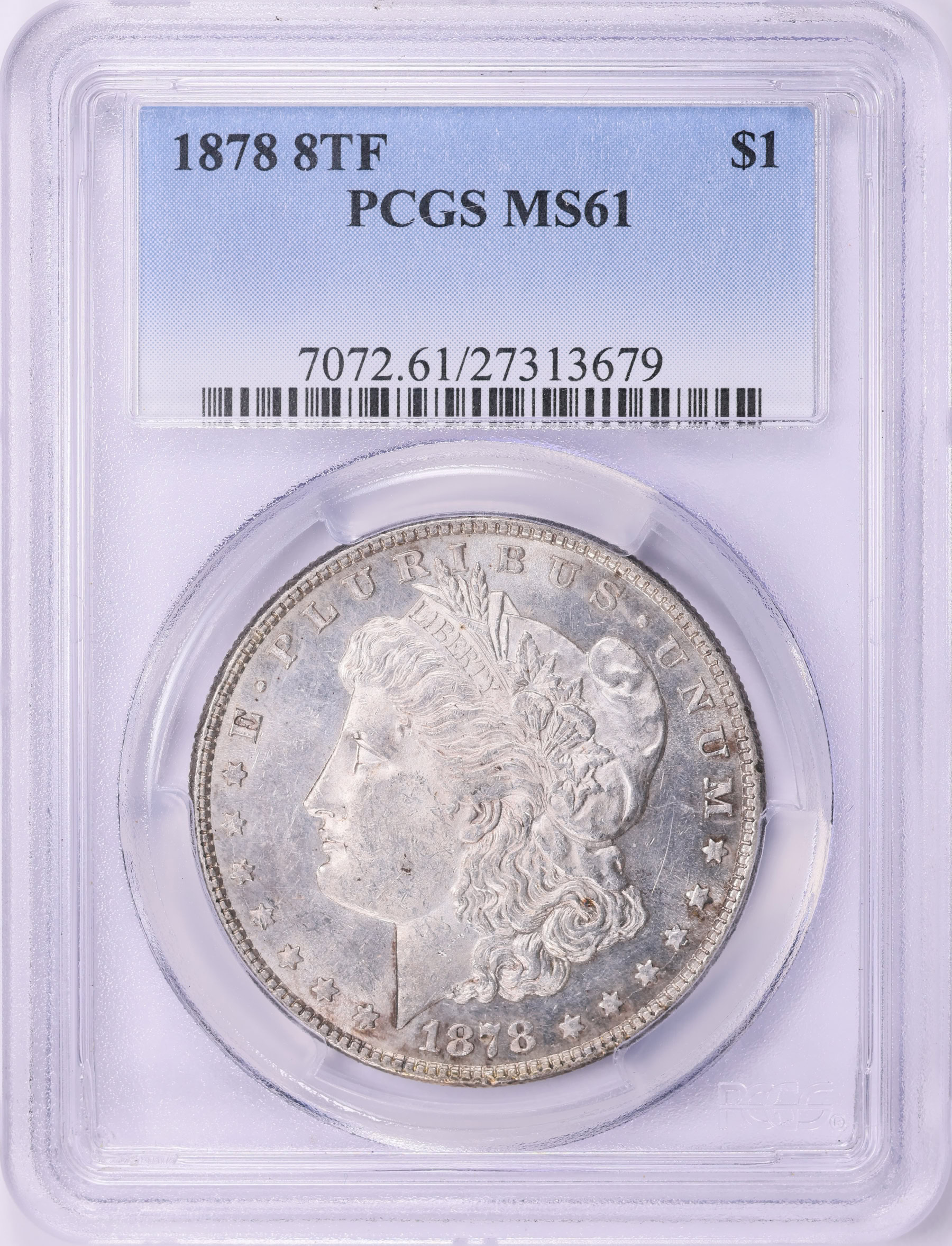 1878 8TF Morgan Silver Dollar PCGS MS-61 (VSS VAM-10) (Item