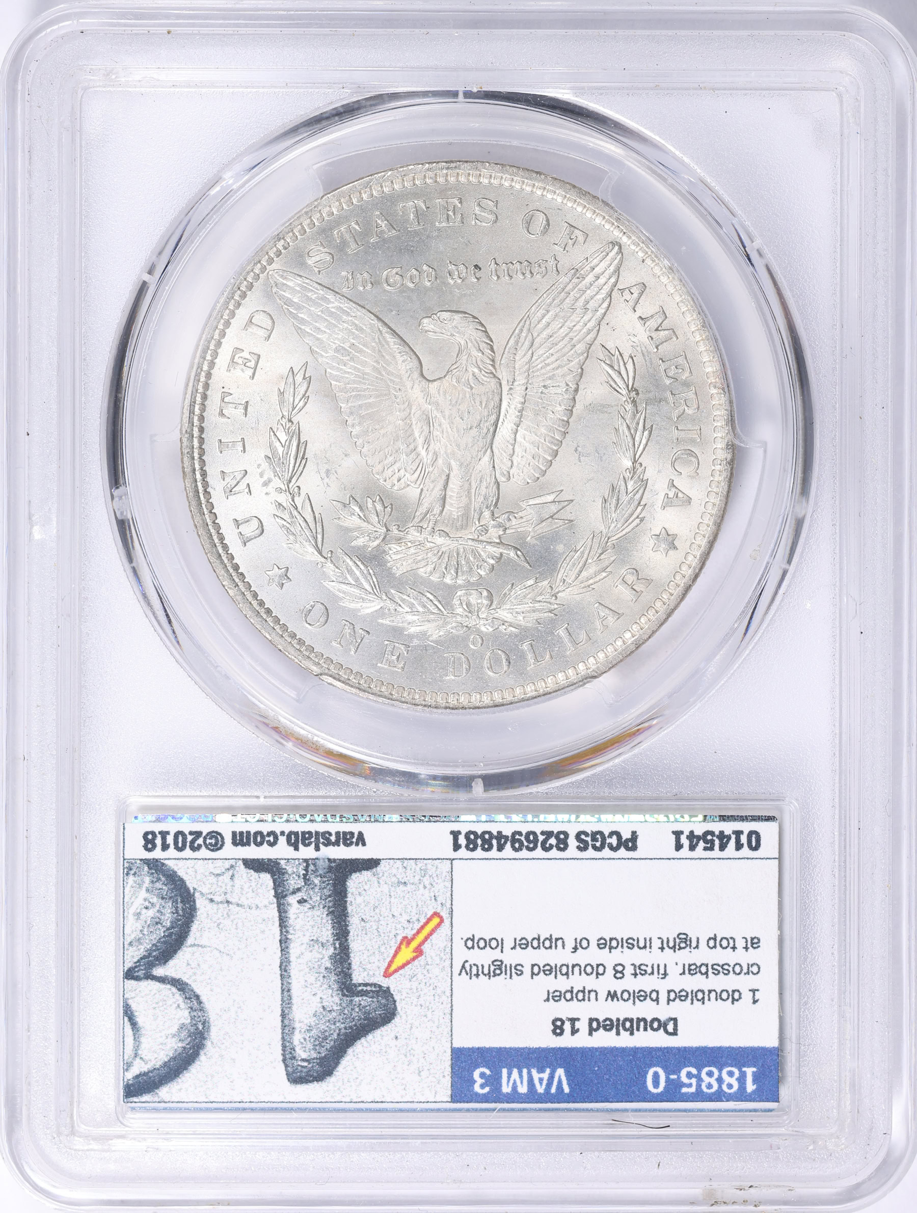 1885-O Morgan Silver Dollar PCGS MS-66 (VSS VAM-3) (Item 2188328