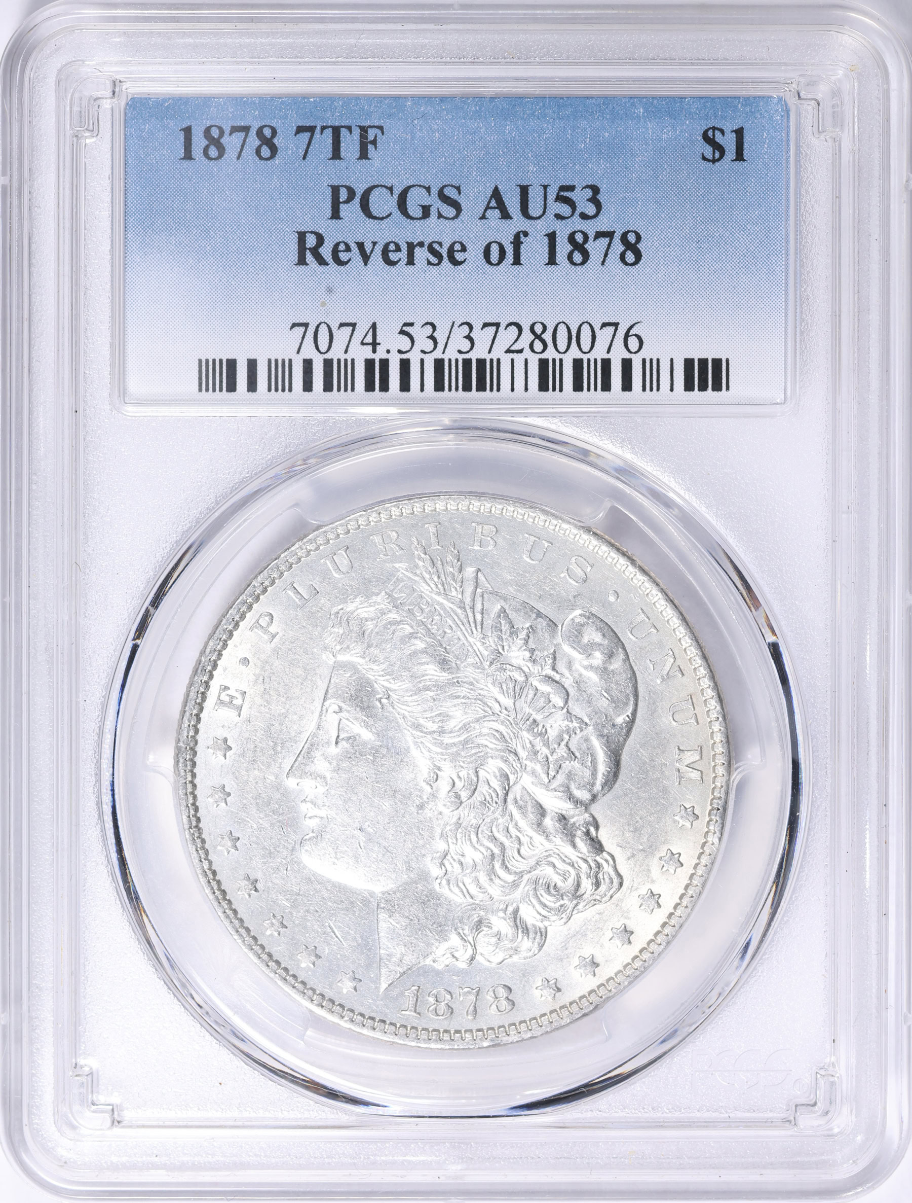 1878 7TF Morgan Silver Dollar Reverse of 1878 *Hit List 40* PCGS
