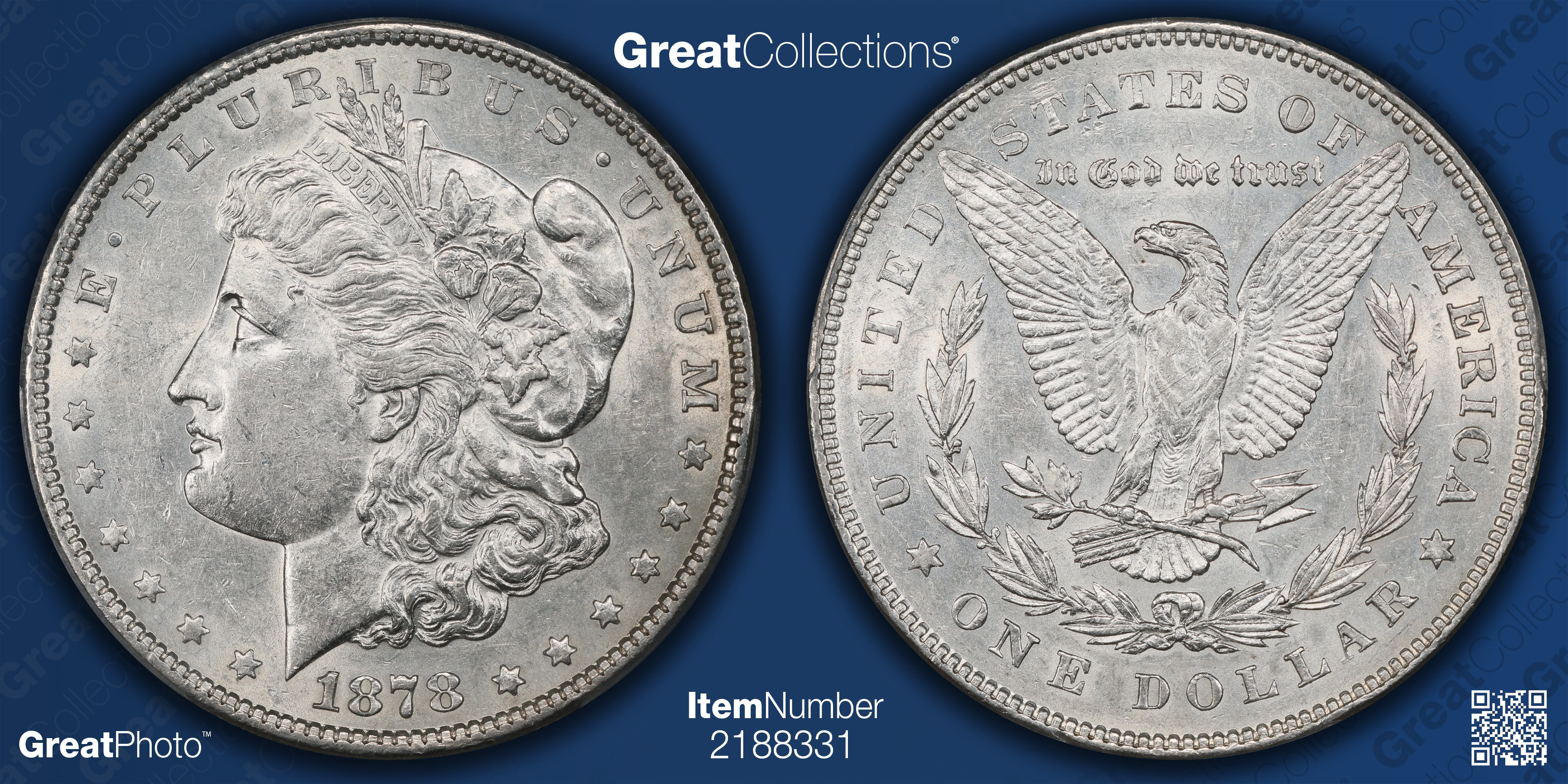 1878 7TF Morgan Silver Dollar Reverse of 1878 *Hit List 40* PCGS