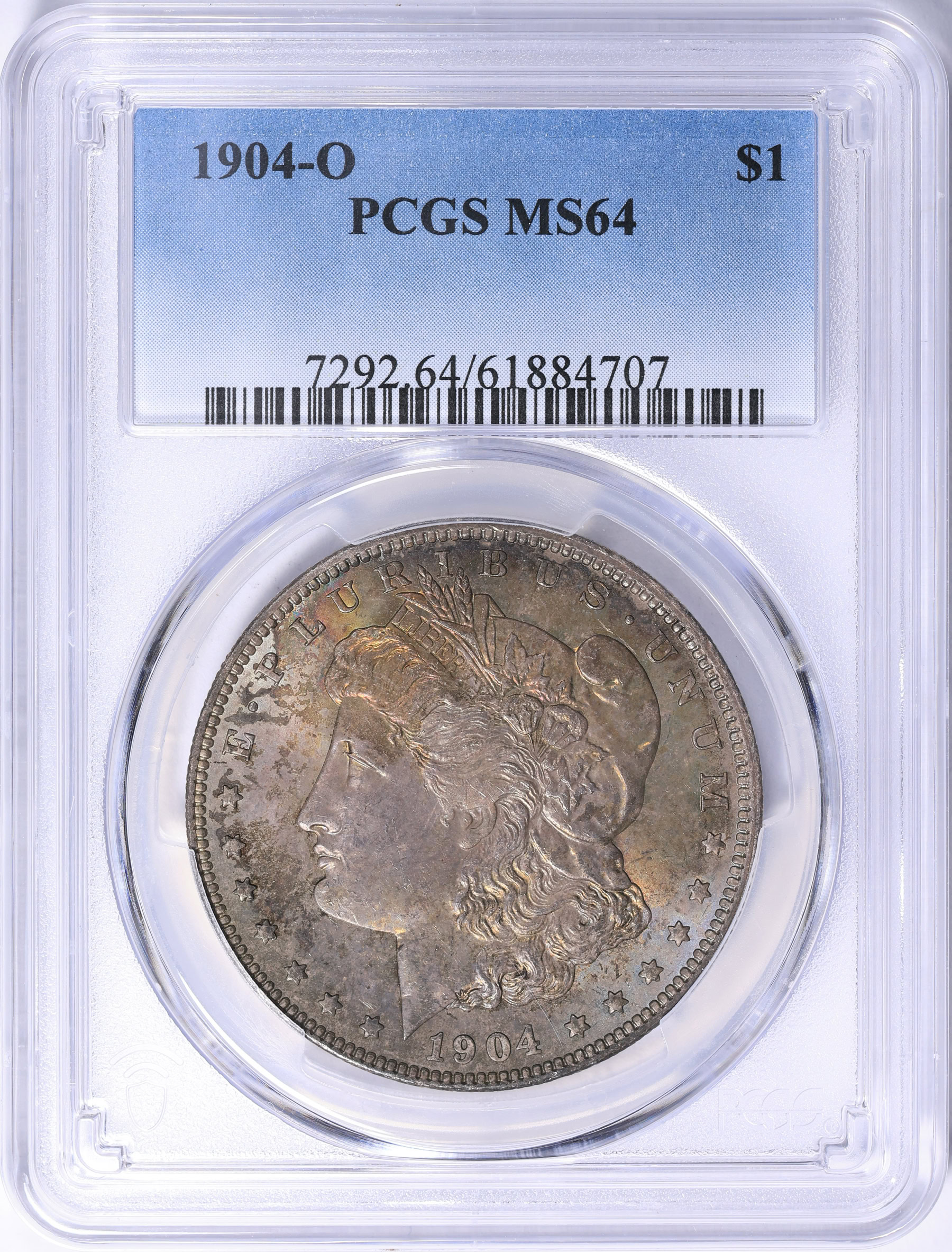 1904-O Morgan Silver Dollar PCGS MS-64 (Toned) (Item 2192405