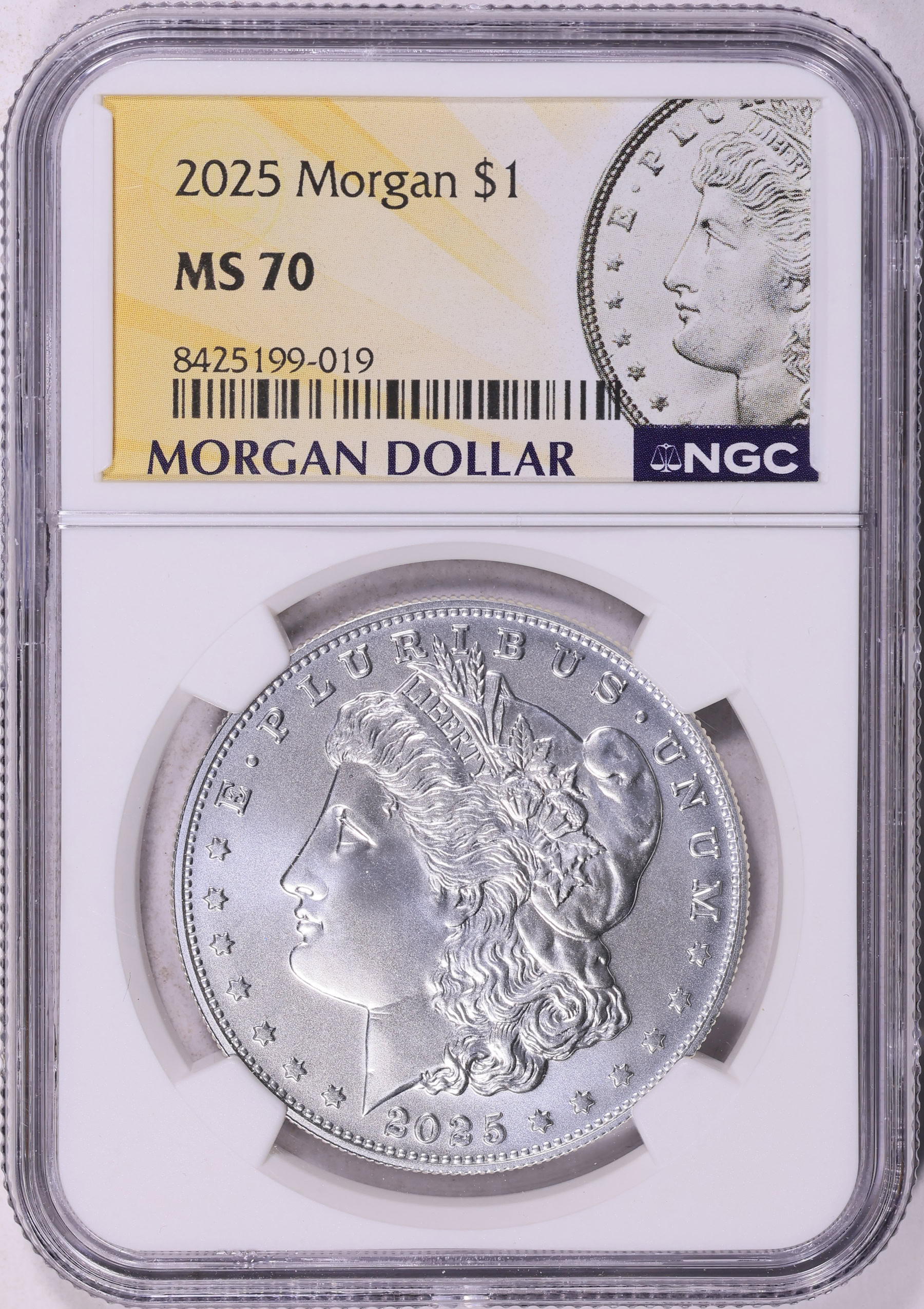 2025 Morgan Silver Dollar NGC MS-70 | NGC Cert #8425199-019