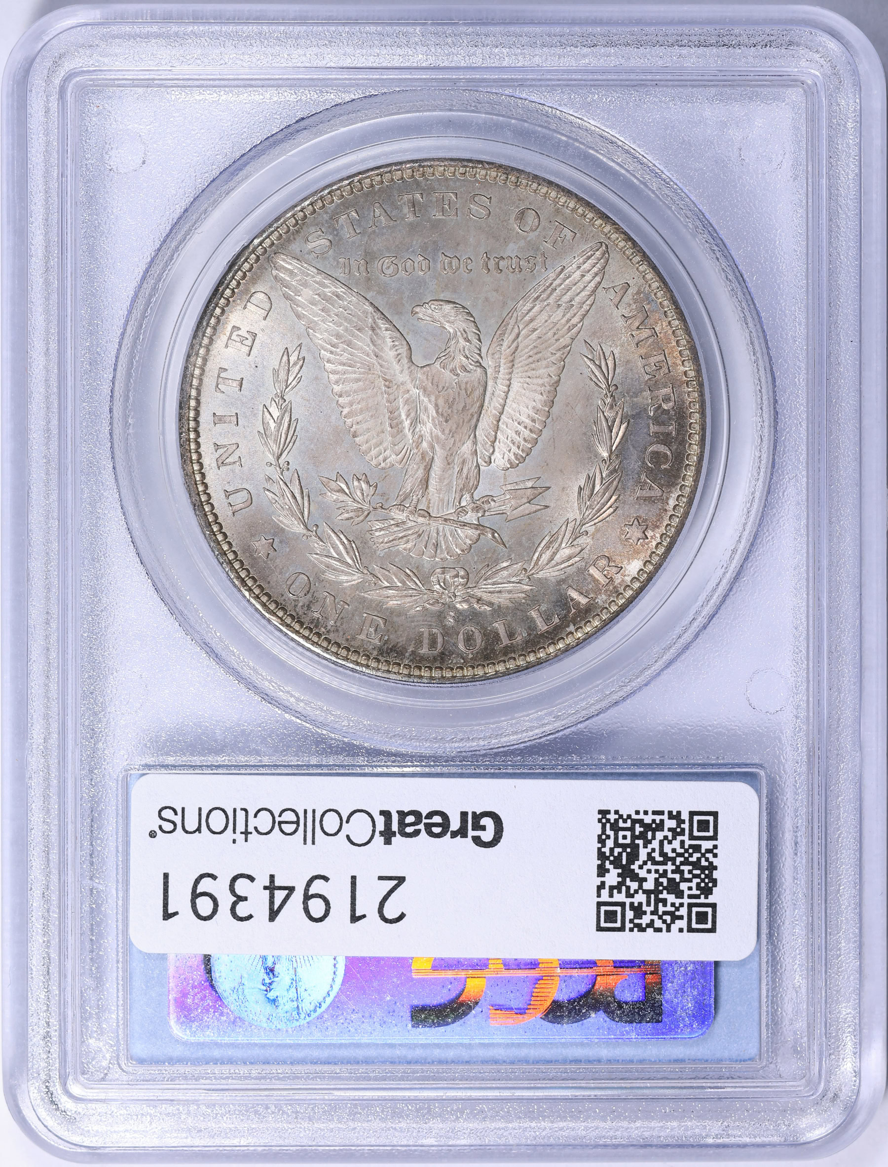 1893-S Morgan Silver Dollar PCGS MS-65 (CAC Green) (Ex. Clapp
