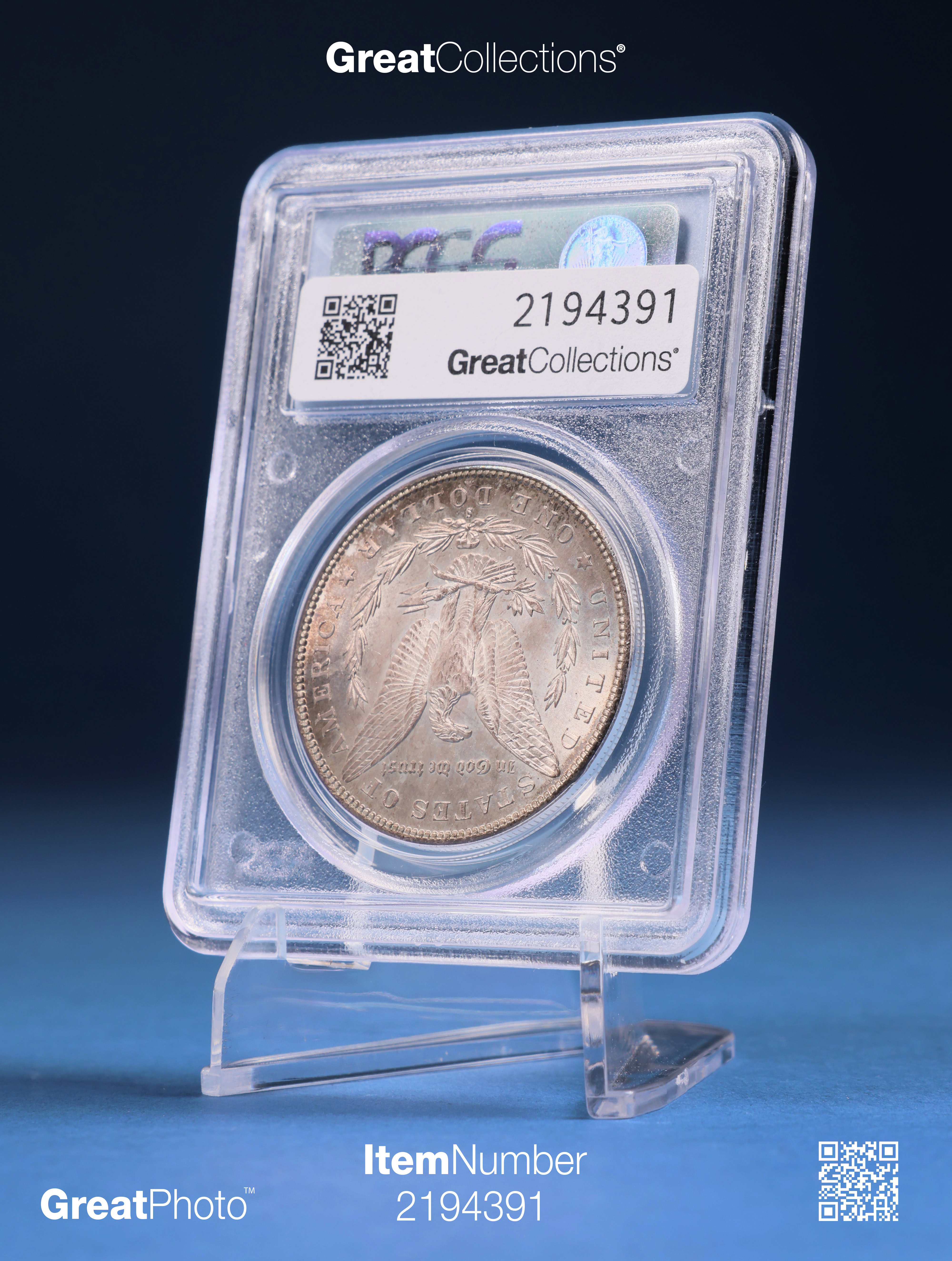 1893-S Morgan Silver Dollar PCGS MS-65 (CAC Green) (Ex. Clapp
