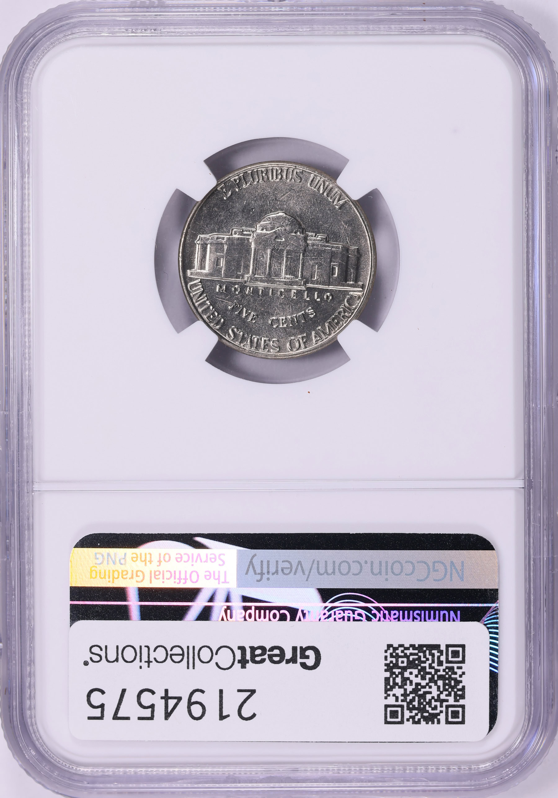 1959 Jefferson Nickel NGC MS-65 5FS (Item 2194575