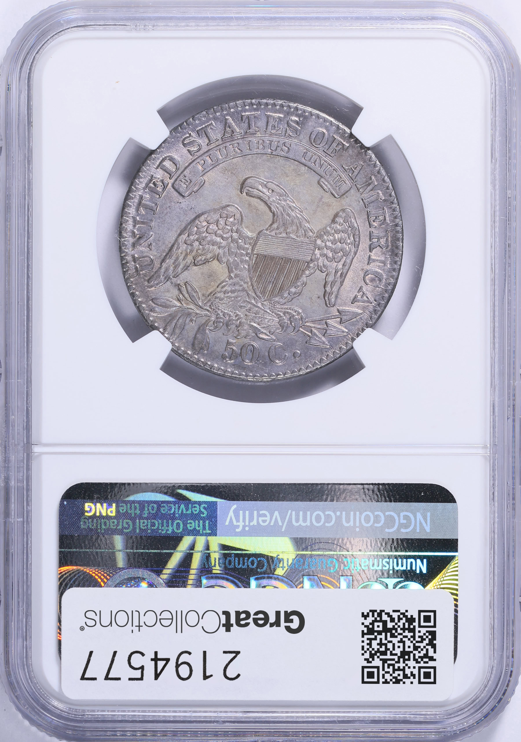 1833 Capped Bust Half Dollar NGC AU Details (Item 2194577