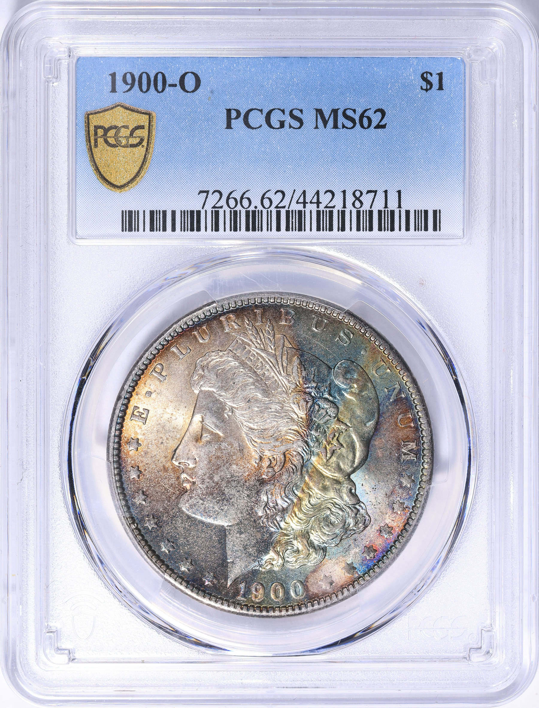 1900-O Morgan Silver Dollar PCGS MS-62 (Toned) (Item 2195514