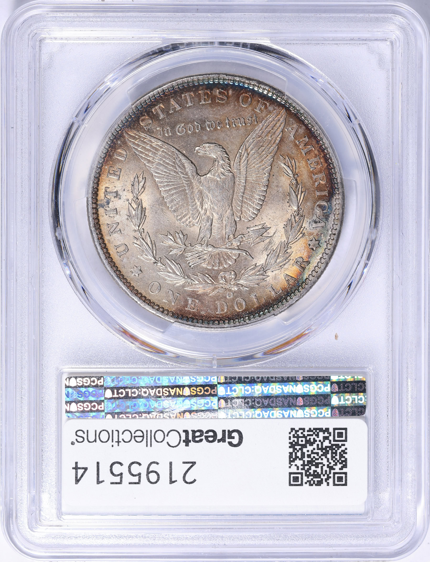 1900-O Morgan Silver Dollar PCGS MS-62 (Toned) (Item 2195514
