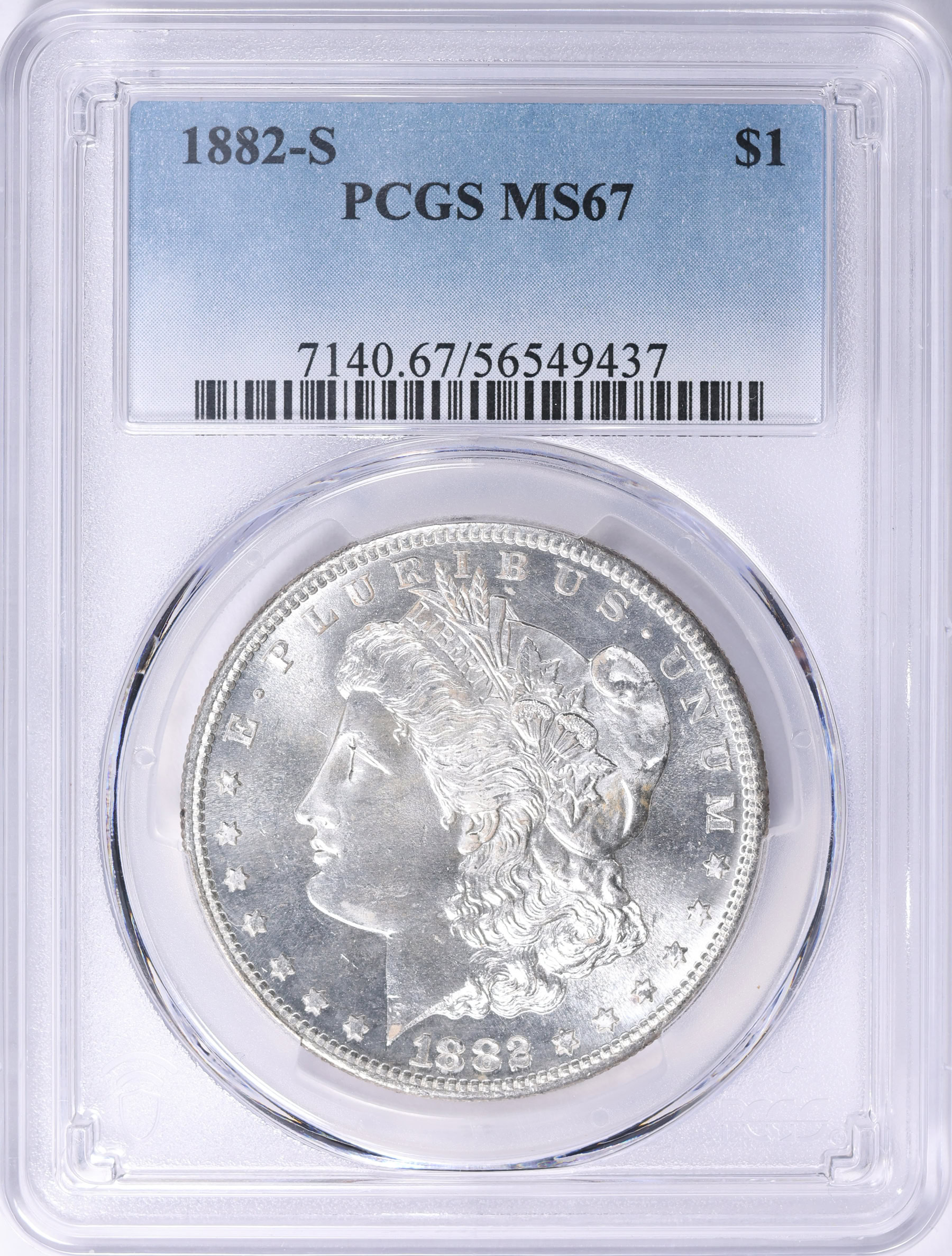 1882-S Morgan Silver Dollar PCGS MS-67 (Item 2196967