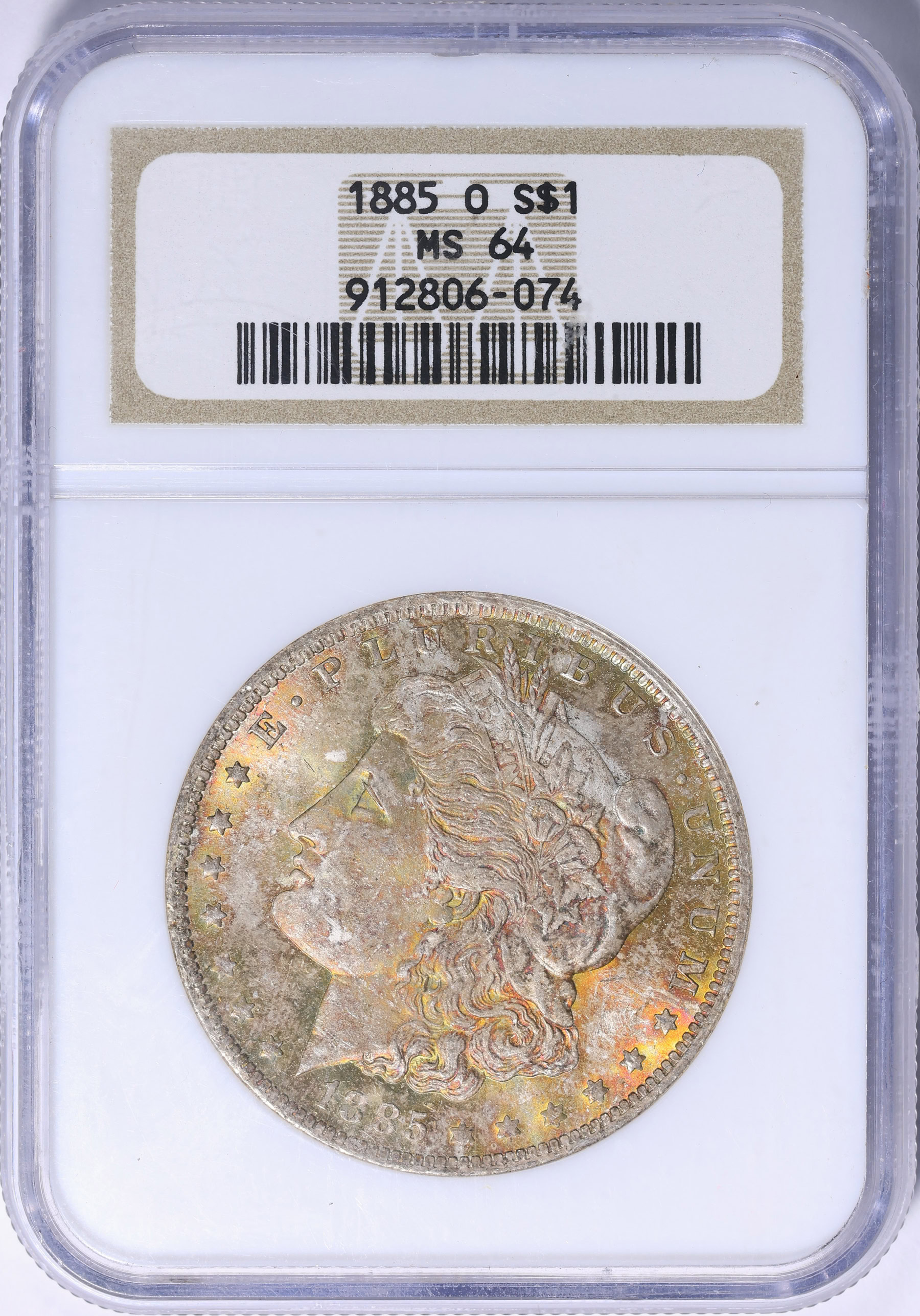 1885-O Morgan Silver Dollar NGC MS-64 (Toned) (Item 2197147