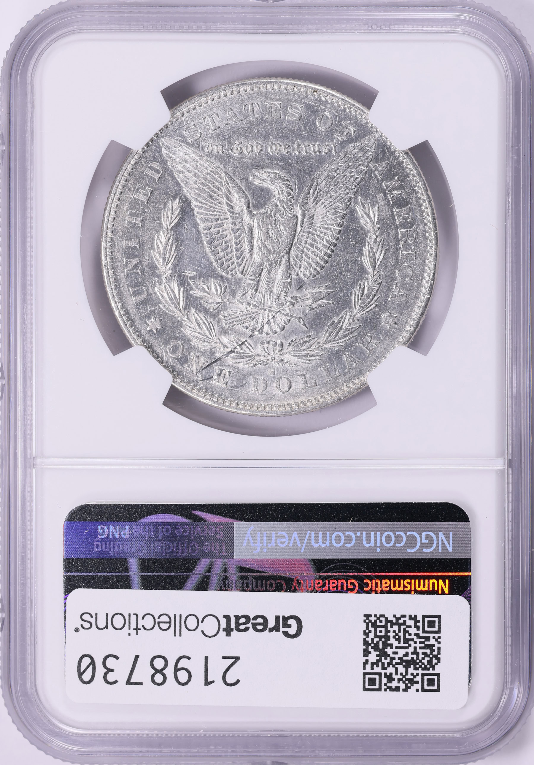 1879-S Morgan Silver Dollar Reverse of 1878 VAM-52 *Top 100* NGC
