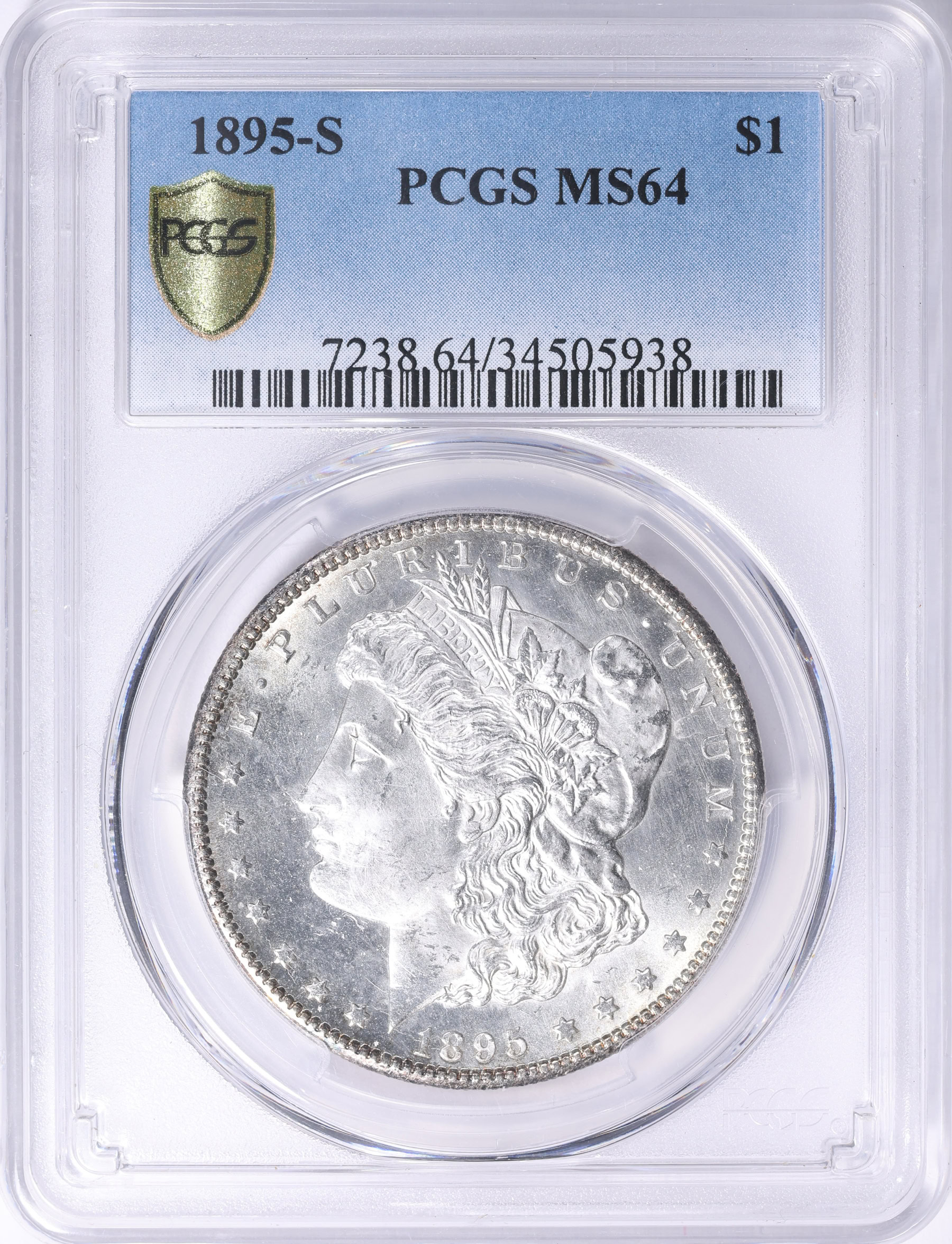 1895-S Morgan Silver Dollar PCGS MS-64 (Item 2200804